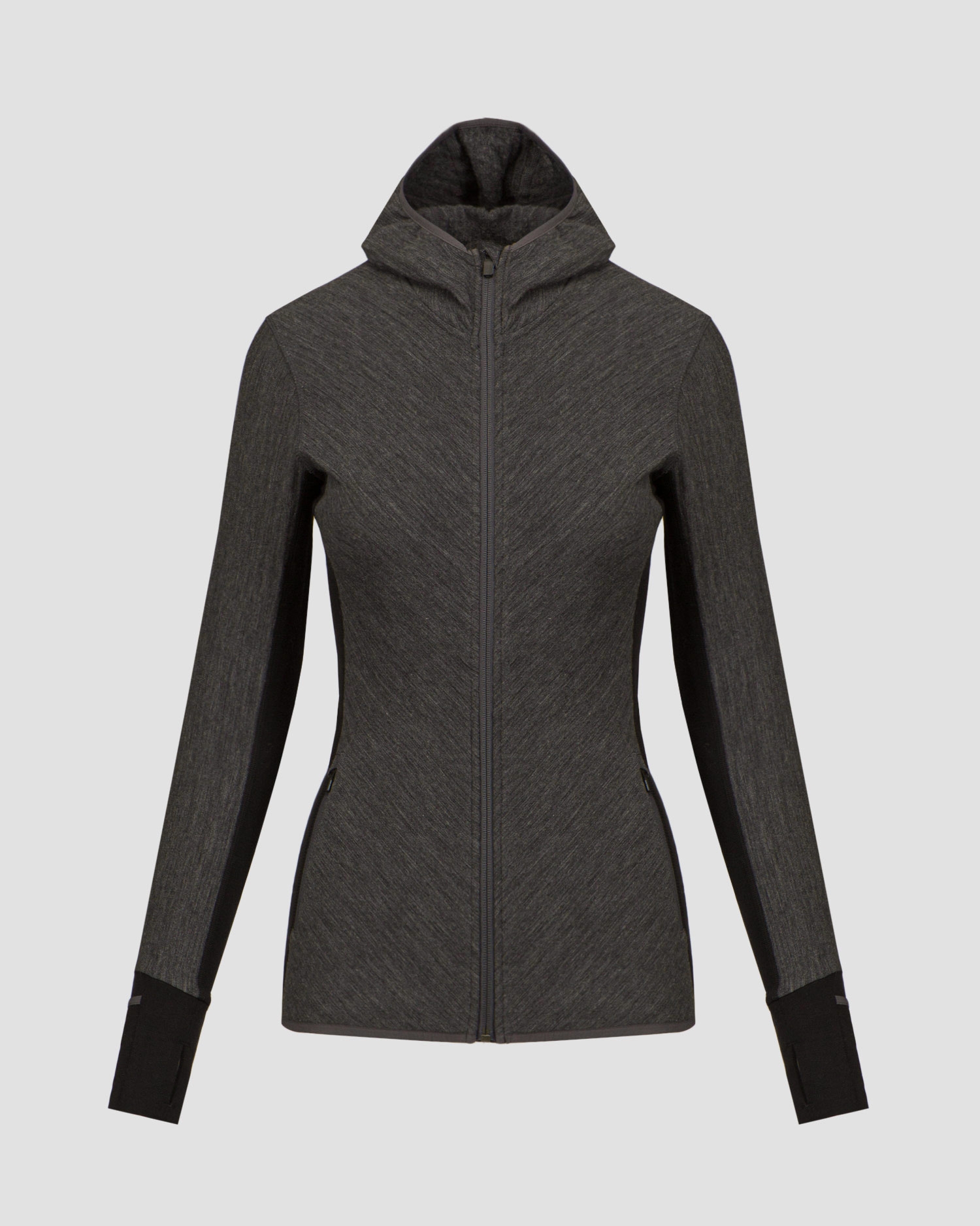 Šedá dámská mikina Icebreaker Descender LS