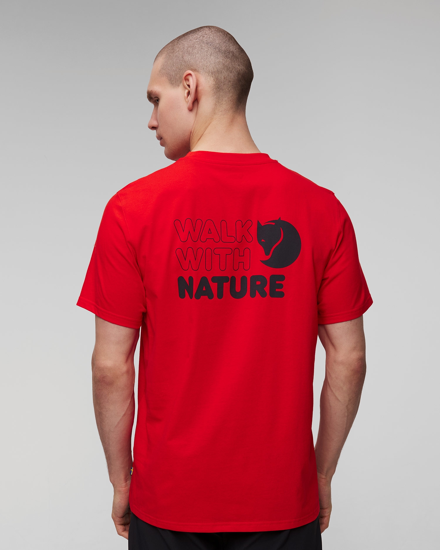 Pánské tričko Fjallraven Walk With Nature Orange M