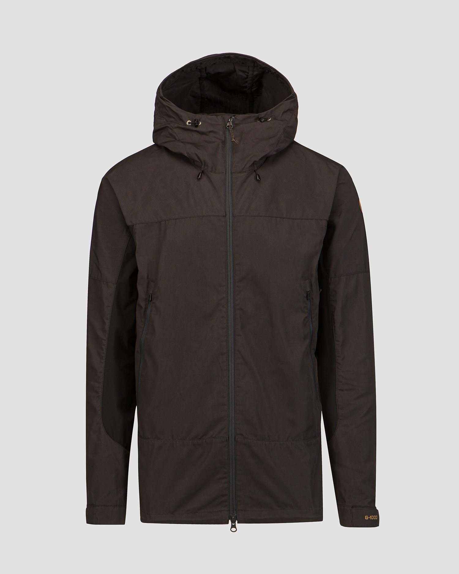 Šedočerná treková pánská bunda Fjallraven Abisko Lite Trekking Jacket M