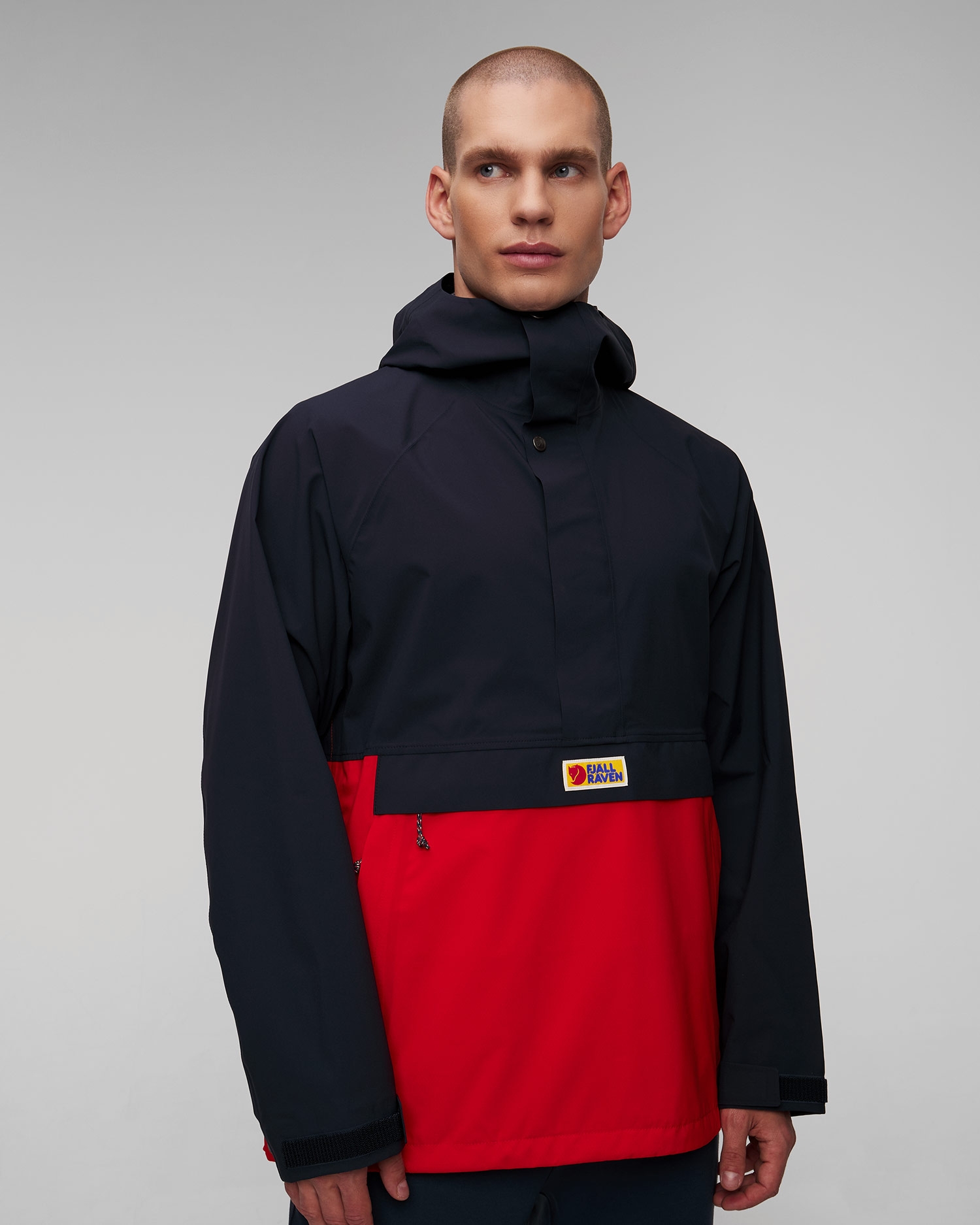 Tmavě modrá pánská nepromokavá bunda Fjallraven Vardag Hydratic Anorak M