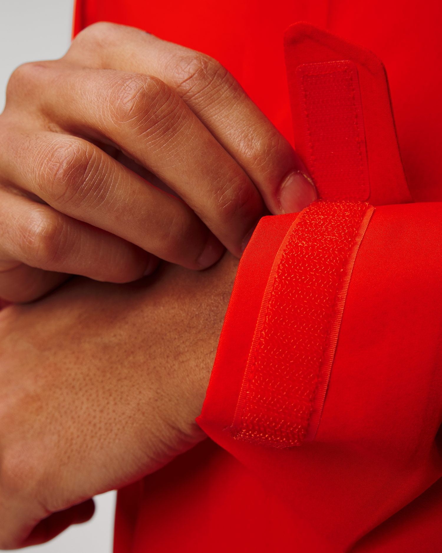 Oranžová hardshellová pánská bunda Fjallraven HC Hydratic Trail Jacket M