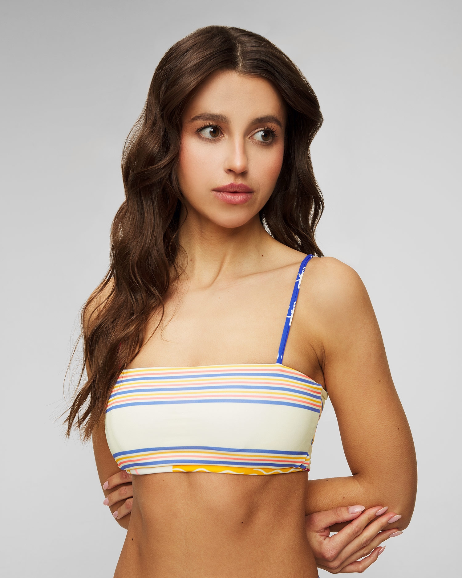 Dámský oboustranný horní díl plavek Maaji Paradise Postals Cyprus