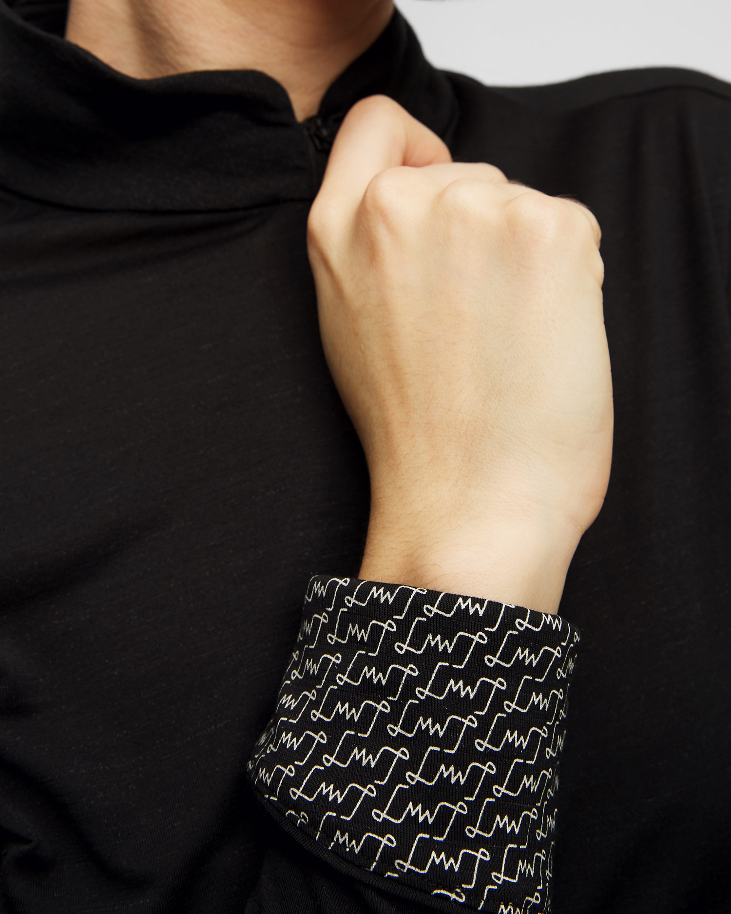 Longsleeve LaMunt ALEXANDRA ZIP TEE