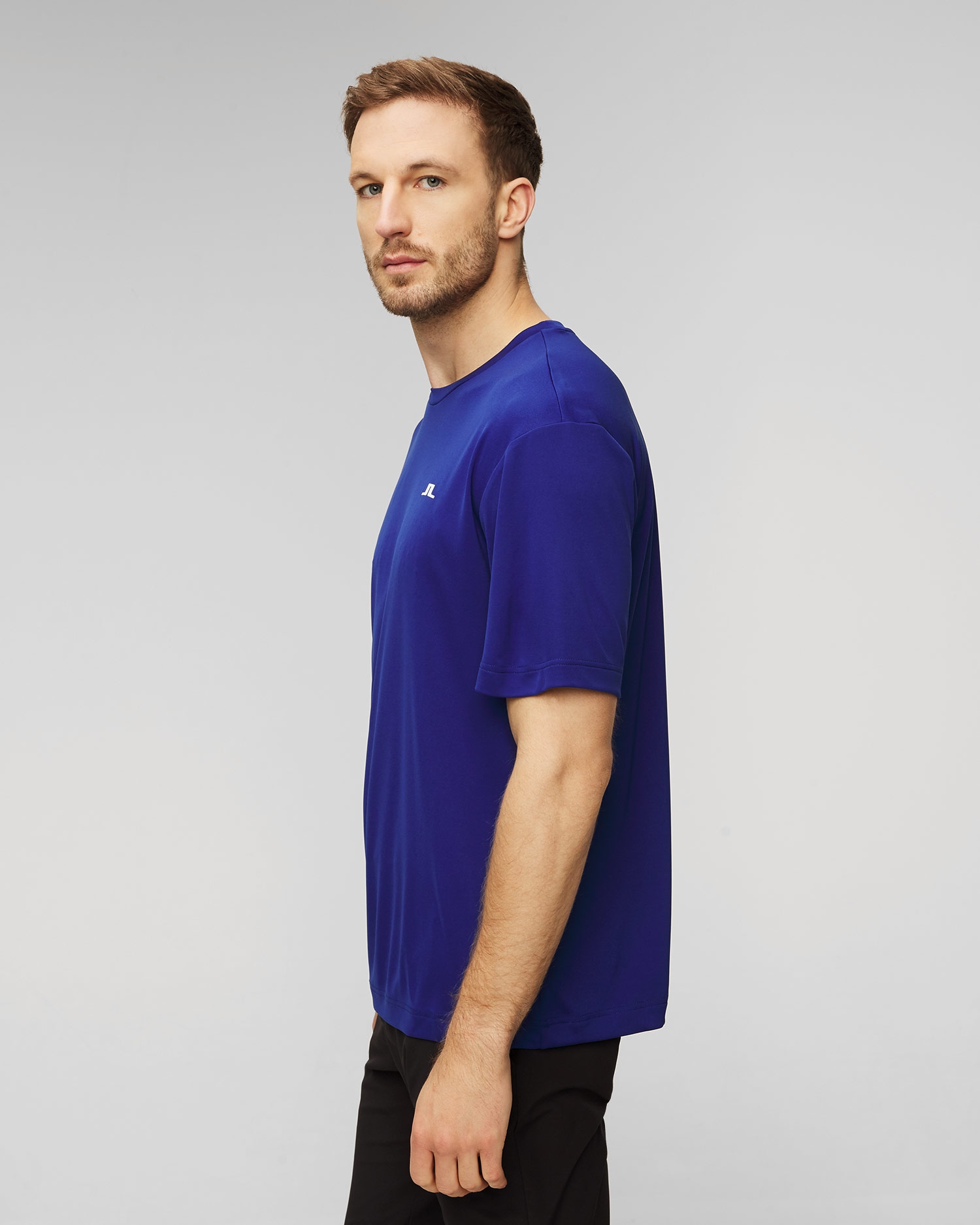 Modré pánské tričko J.Lindeberg Ade