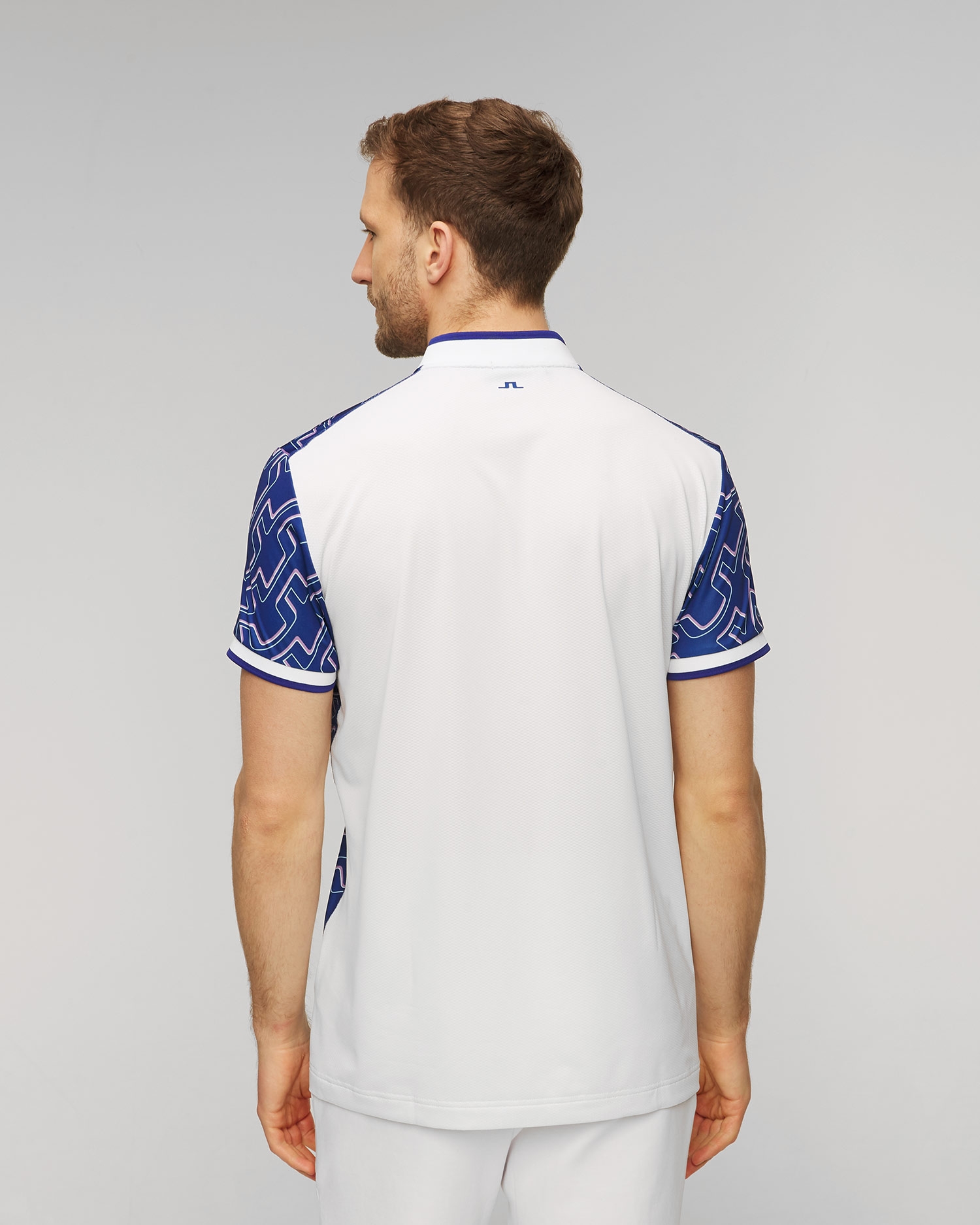 Modrá pánská polokošile J.Lindeberg Jensen Print