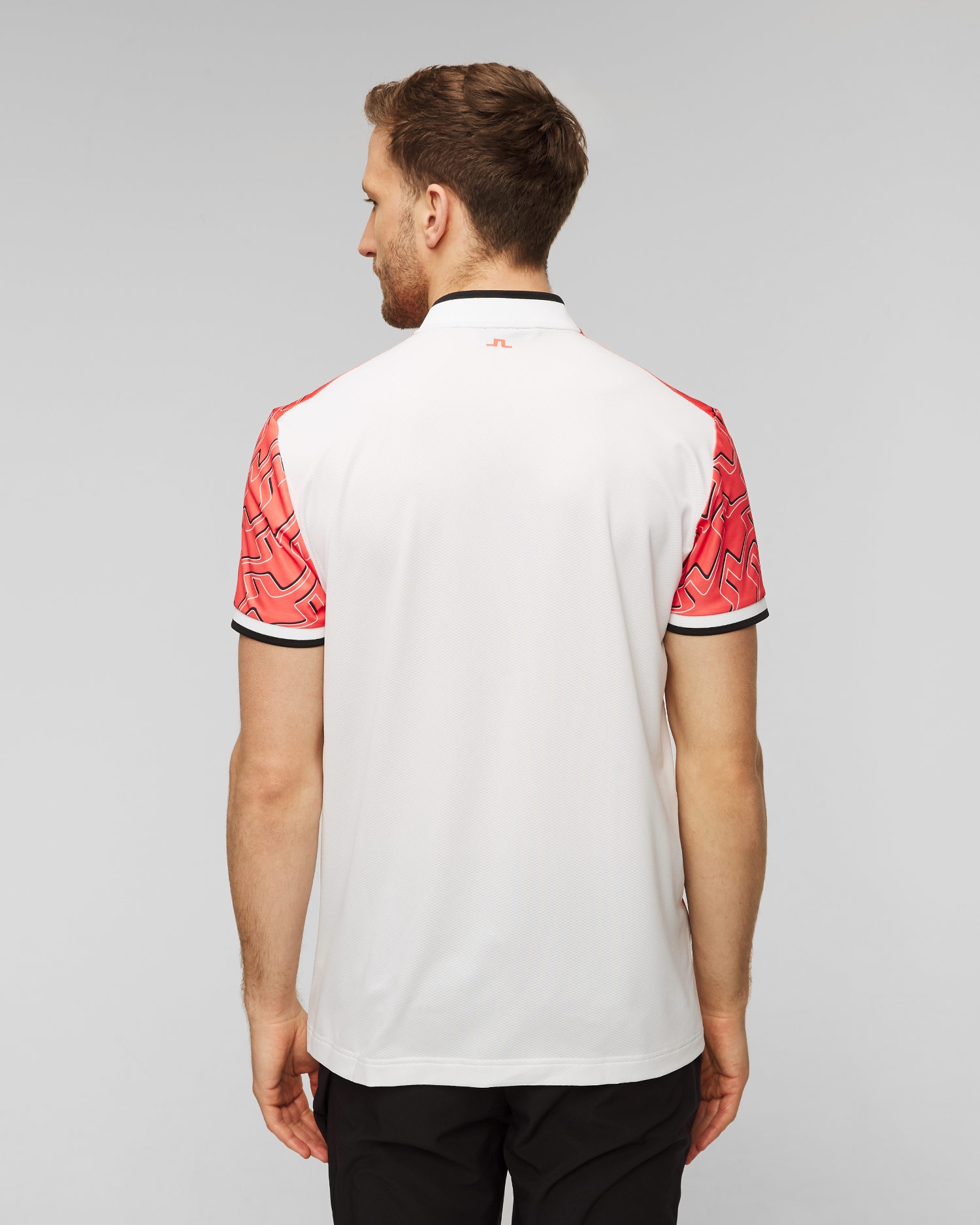 Oranžová pánská polokošile J.Lindeberg Jensen Print