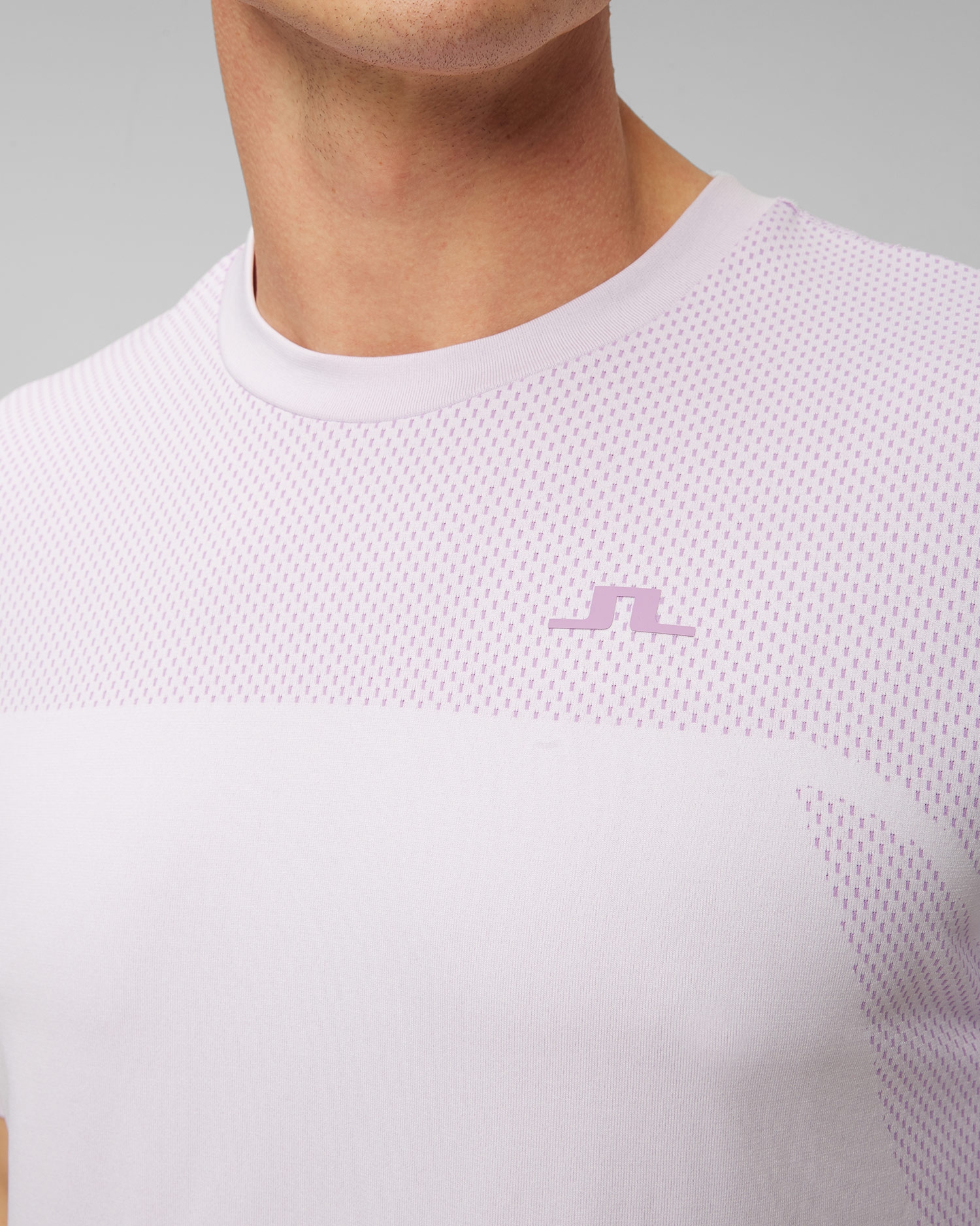 Růžové pánské tričko J.Lindeberg Kai Seamless Top