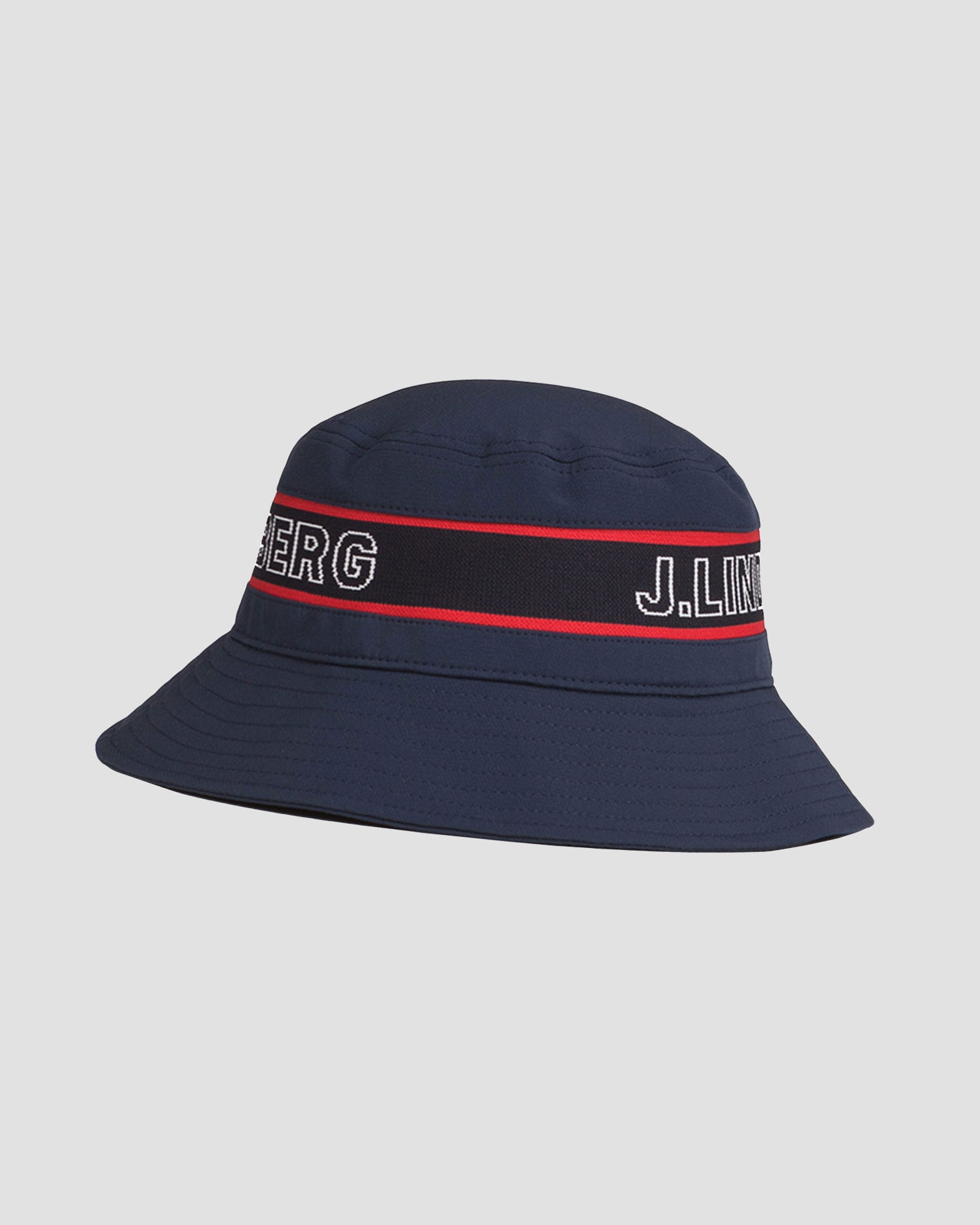 Klobouk J.LINDEBERG DENVER STRIPE BUCKET HAT
