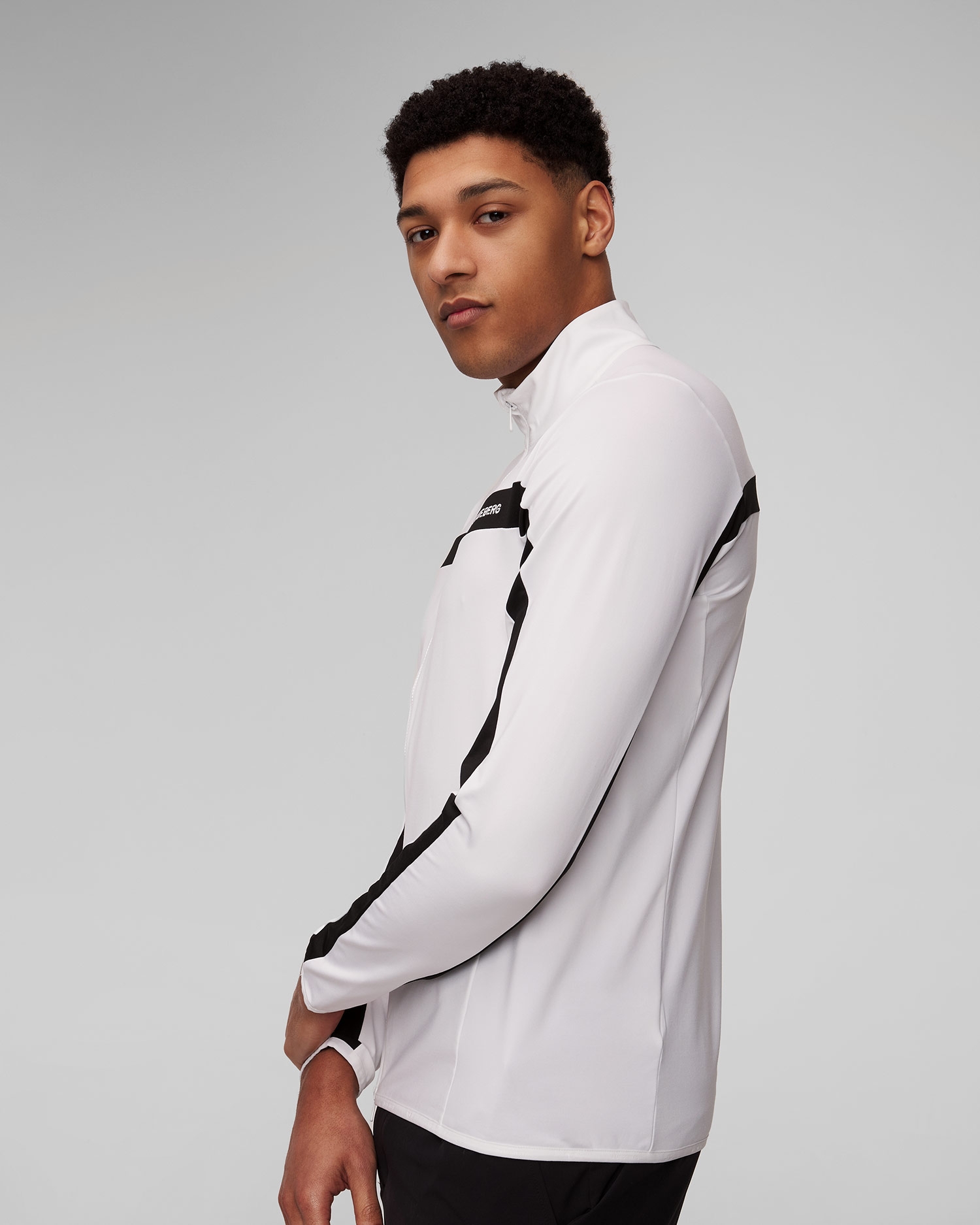 Pánská bílá mikina J.Lindeberg Jarvis Mid Layer