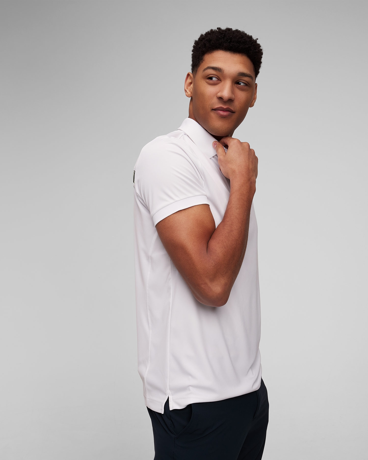 Bílá pánská polokošile J.Lindeberg KV Print