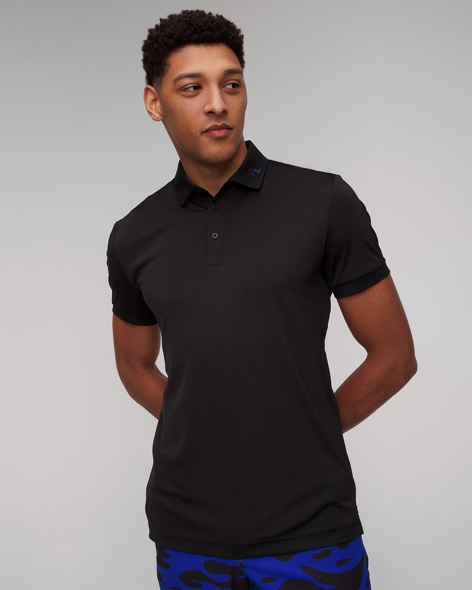 Černá pánská polokošile J.Lindeberg KV Print