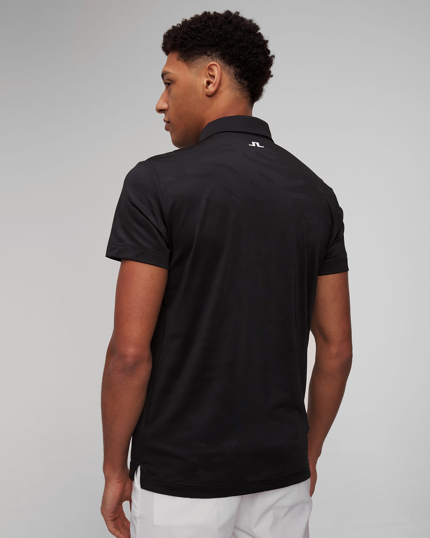 Černá pánská polokošile J.Lindeberg Mat Tour Golf Polo