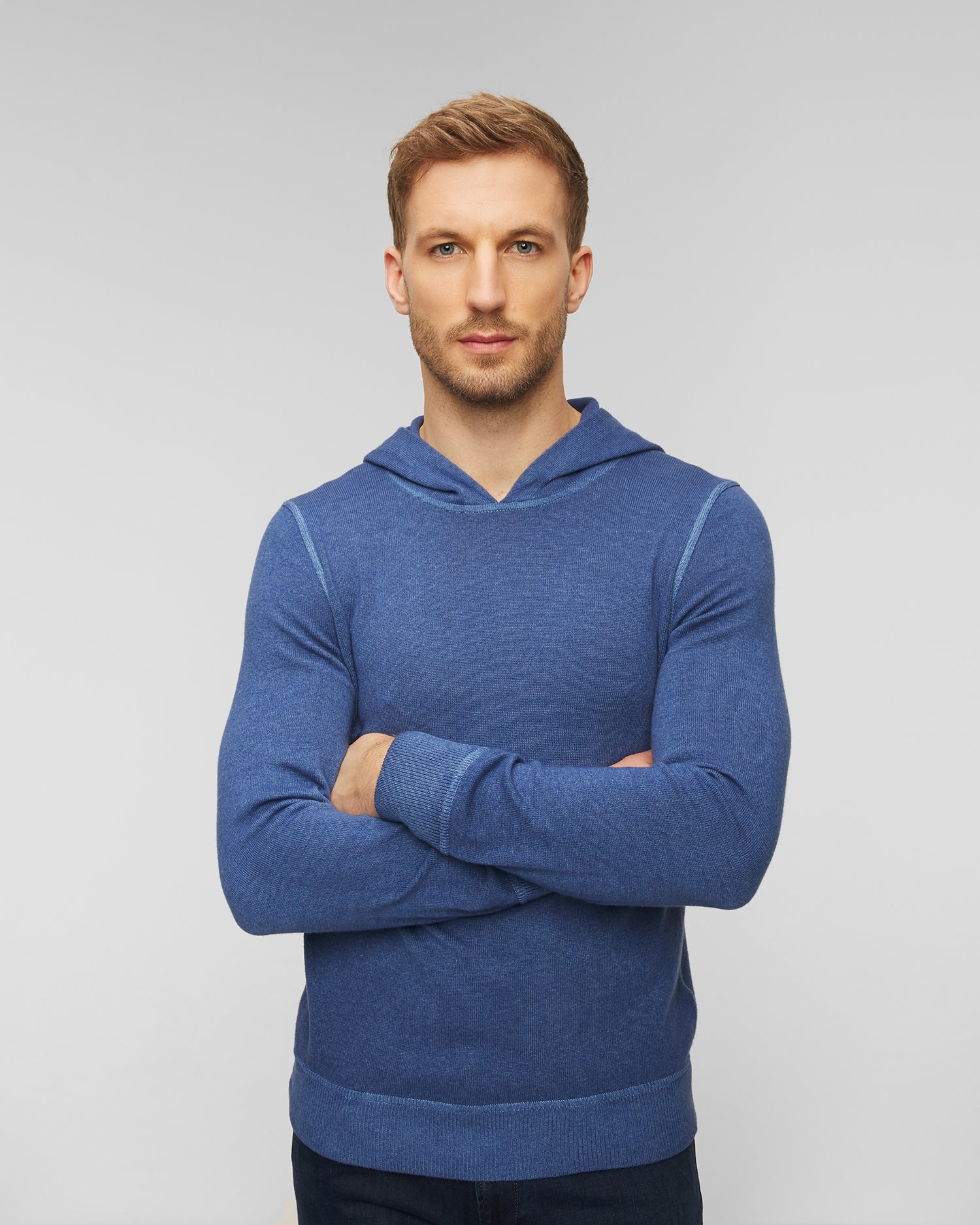 Pánský svetr s kapucí Gran Sasso Vintage