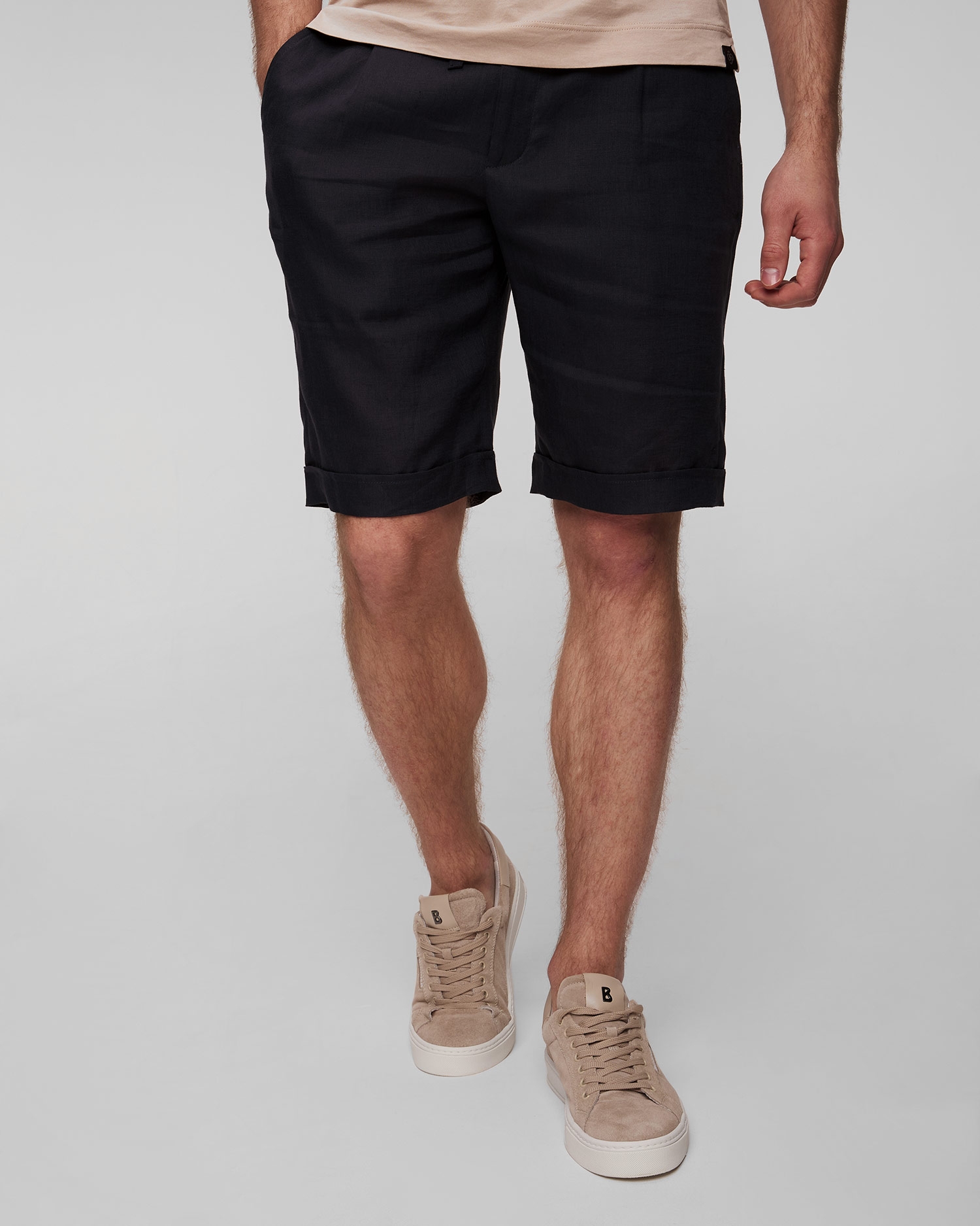 Lněné bermudy Gran Sasso