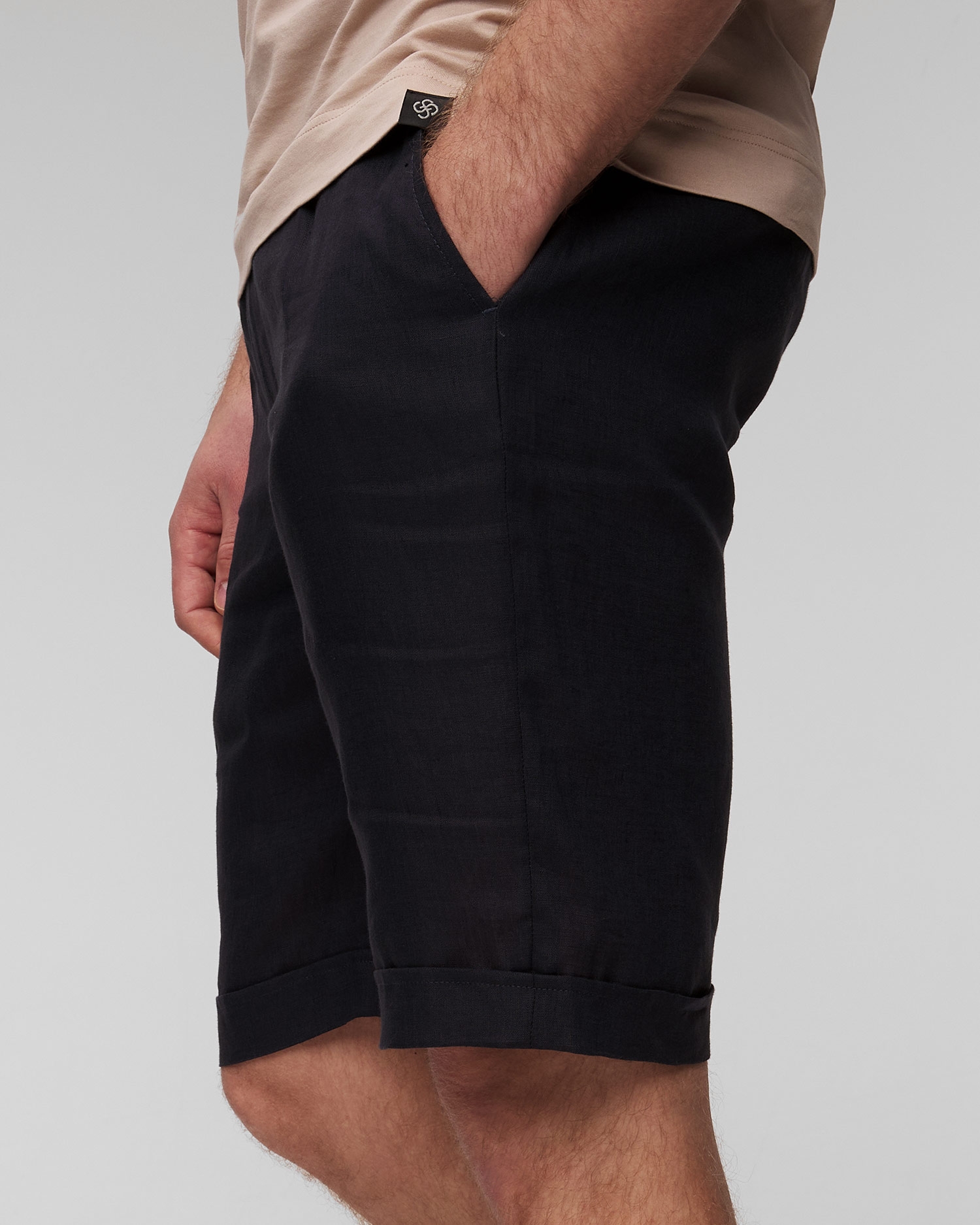 Lněné bermudy Gran Sasso