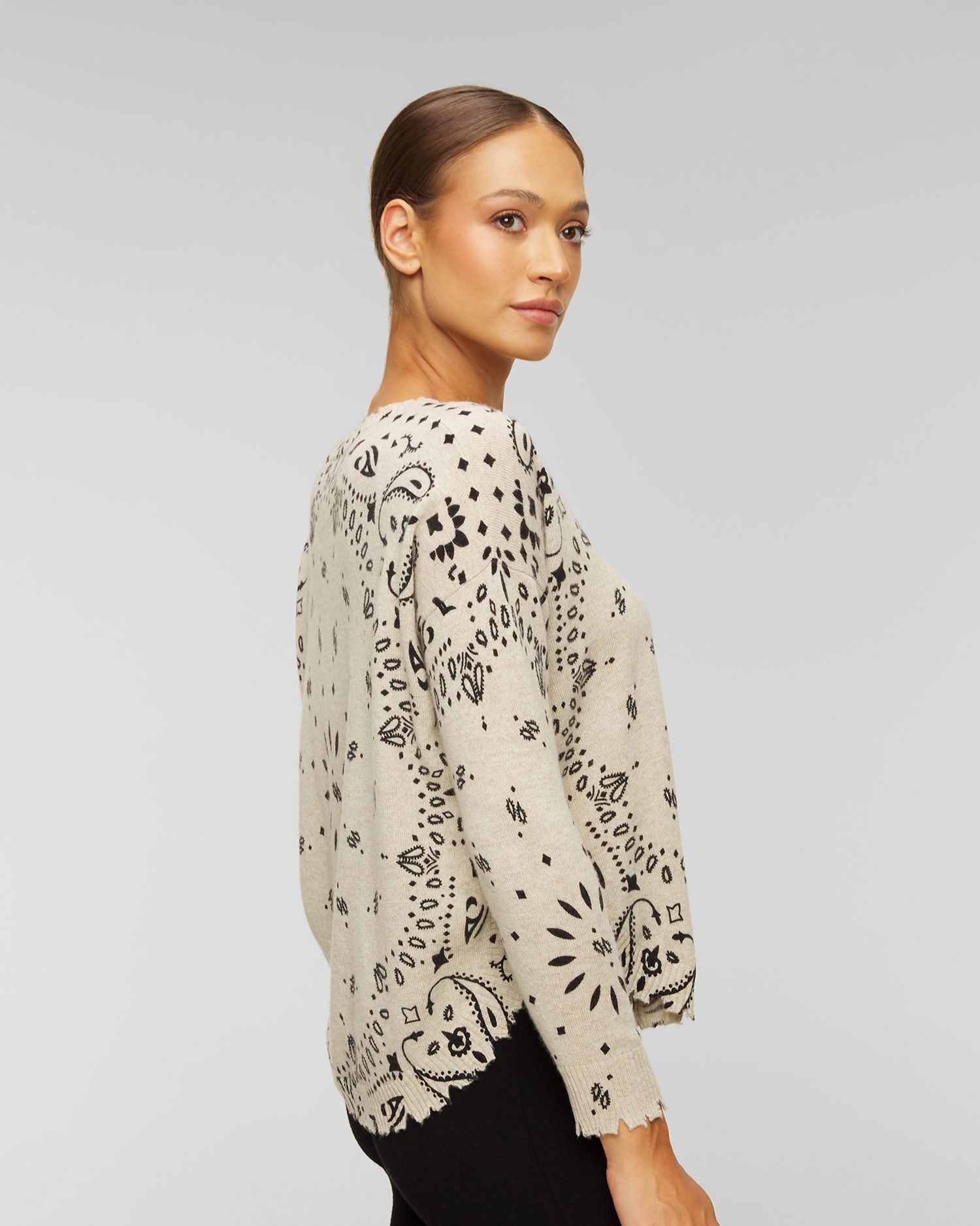 Dámský kašmírový svetr Kujten Mela Bandana