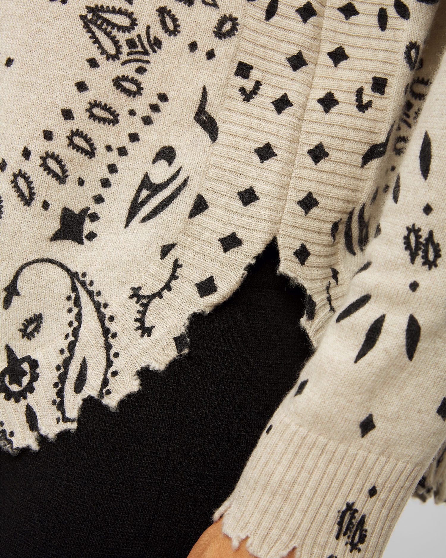 Dámský kašmírový svetr Kujten Mela Bandana