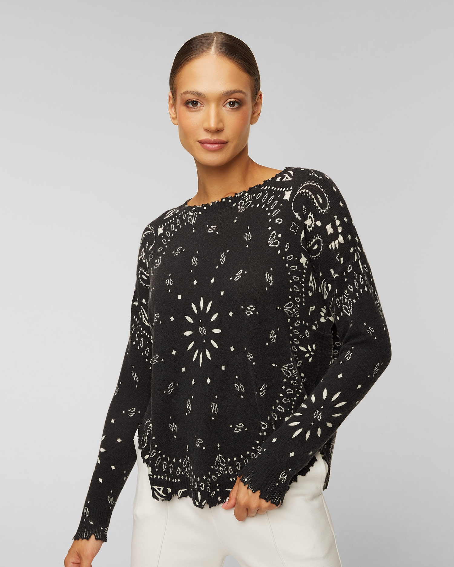 Dámský kašmírový svetr Kujten Mela Bandana