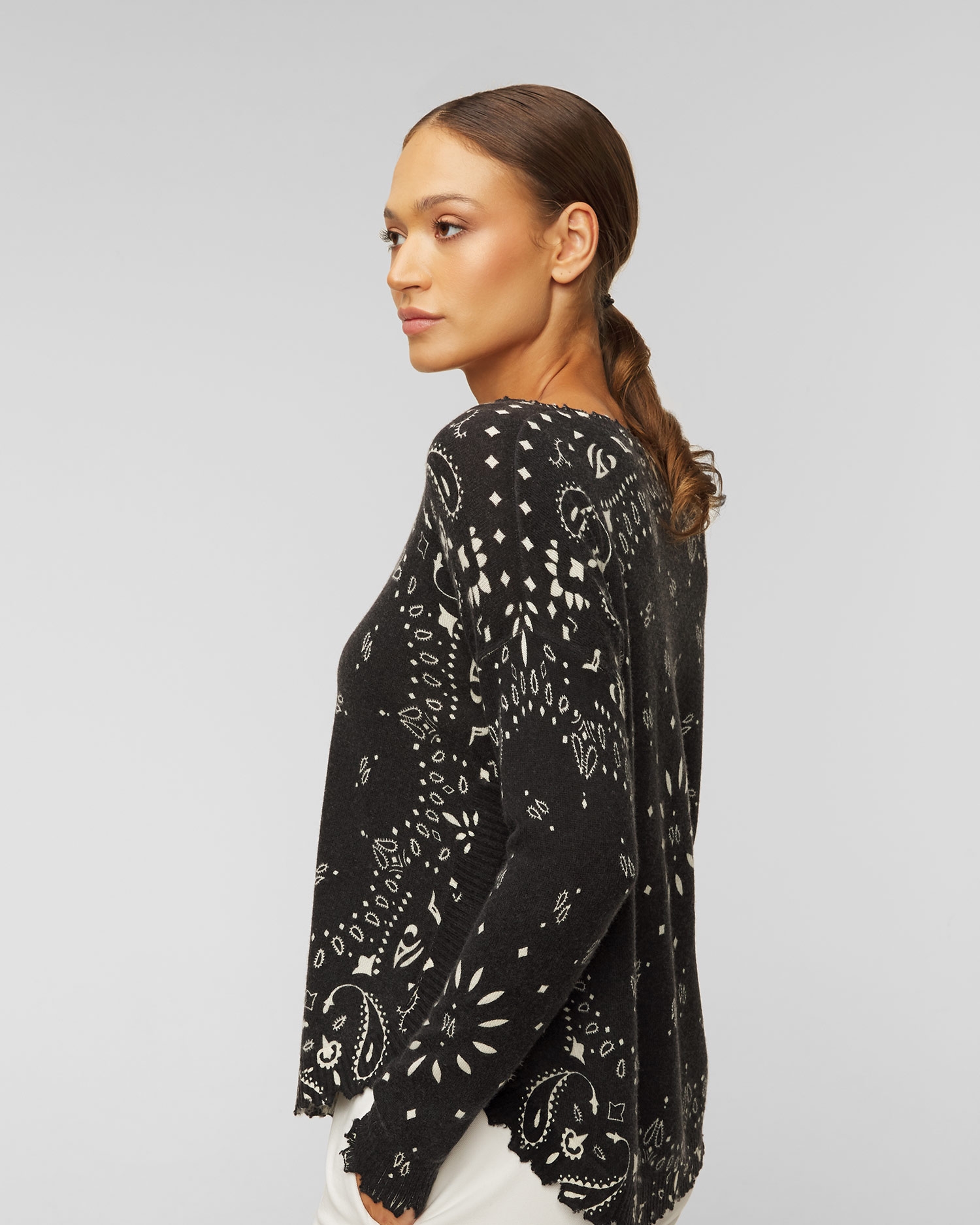 Dámský kašmírový svetr Kujten Mela Bandana