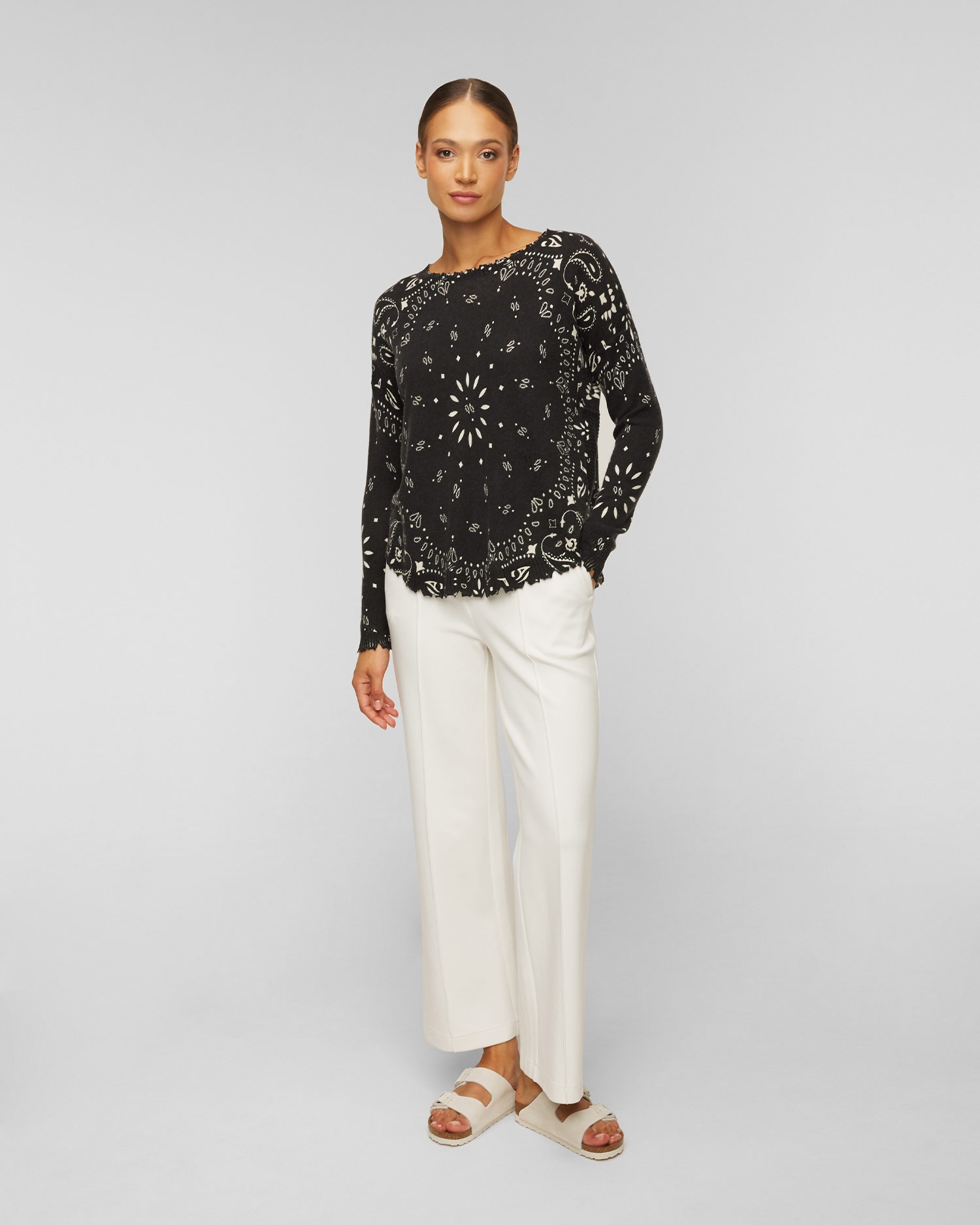 Dámský kašmírový svetr Kujten Mela Bandana