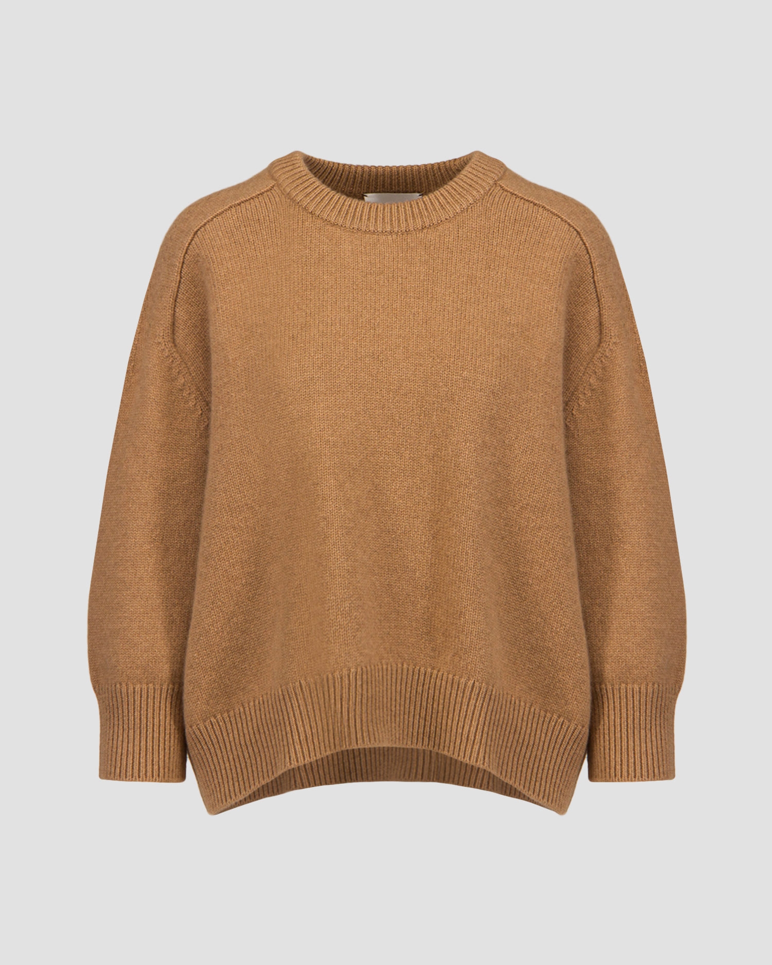 Hnědý dámský kašmírový svetr Kujten Diane