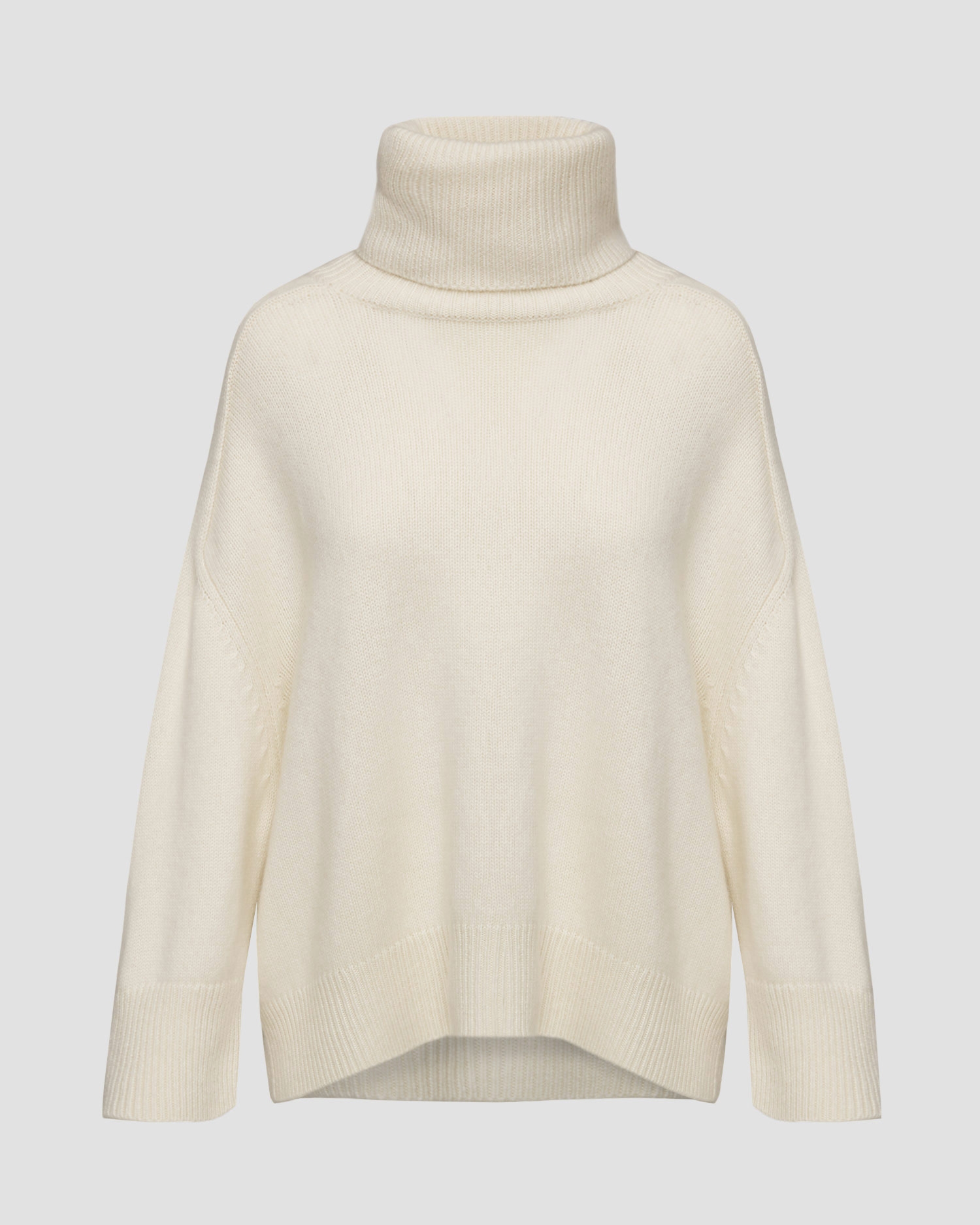 Bílý dámský kašmírový rolák Kujten Diana