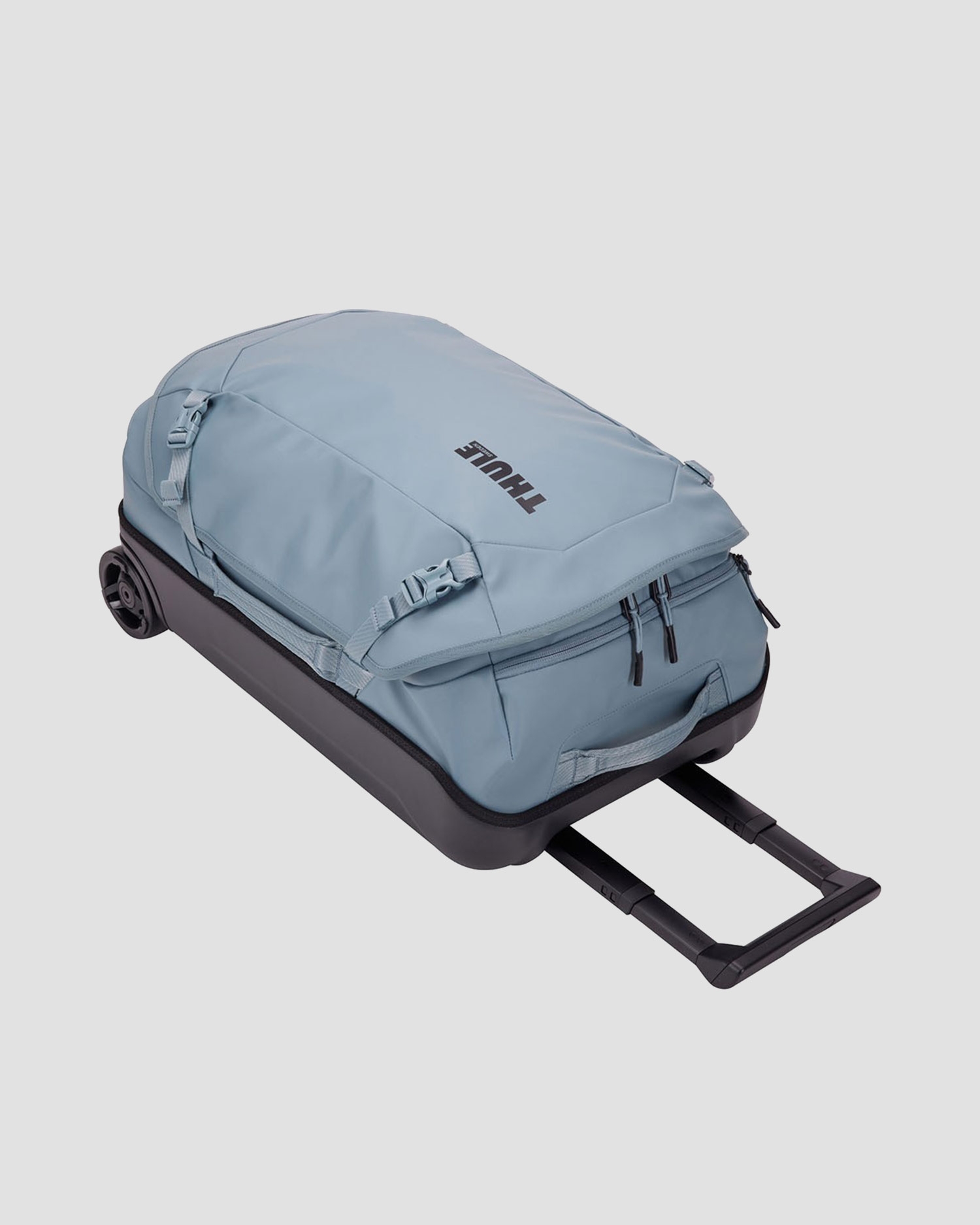 Cestovní zavazadlo s kolečky Thule Chasm Carry On Wheeled Duffel Bag 40L v Šedém a Modrém Barevném Odstínu