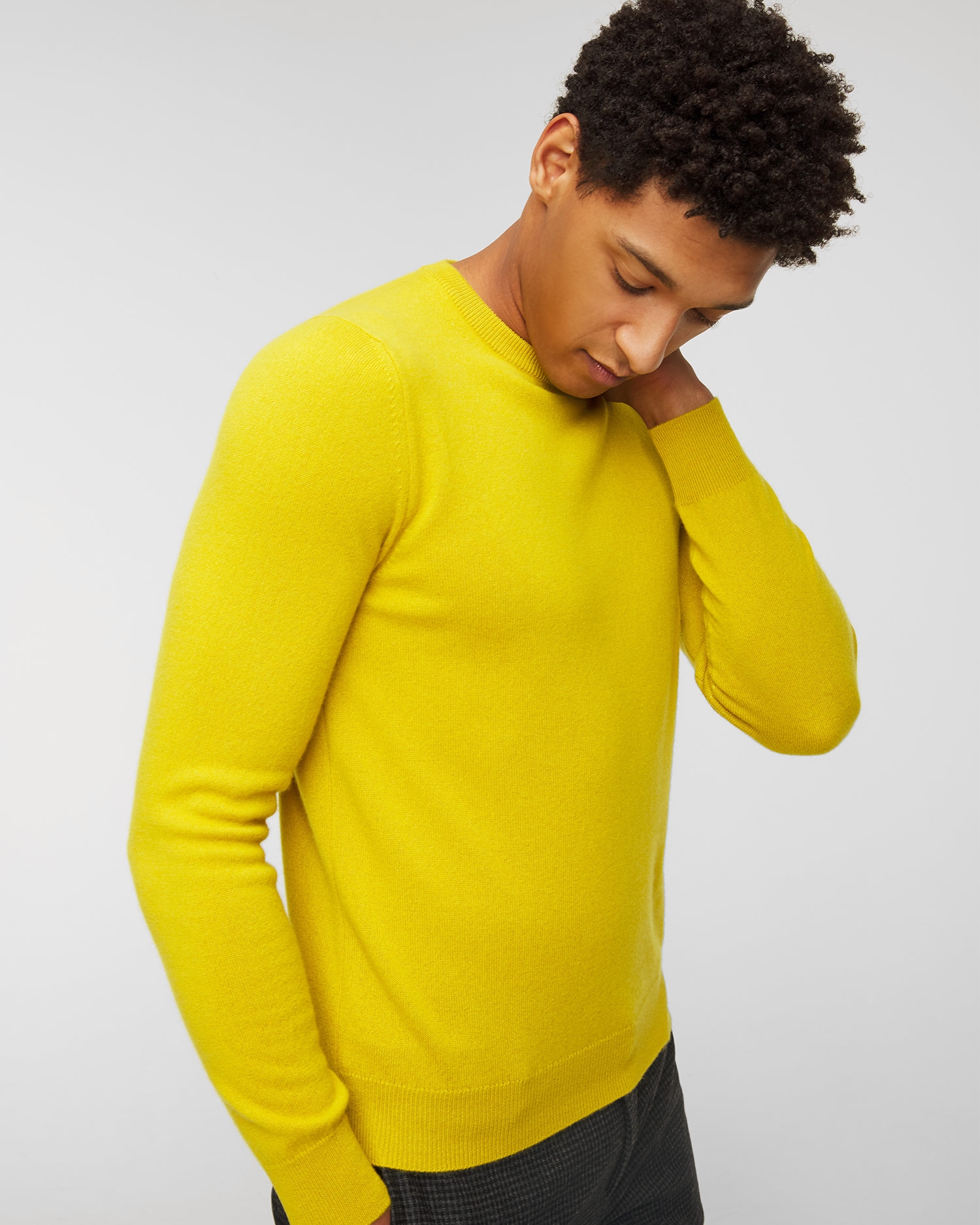 Kašmírový svetr LORENZONI CREW NECK