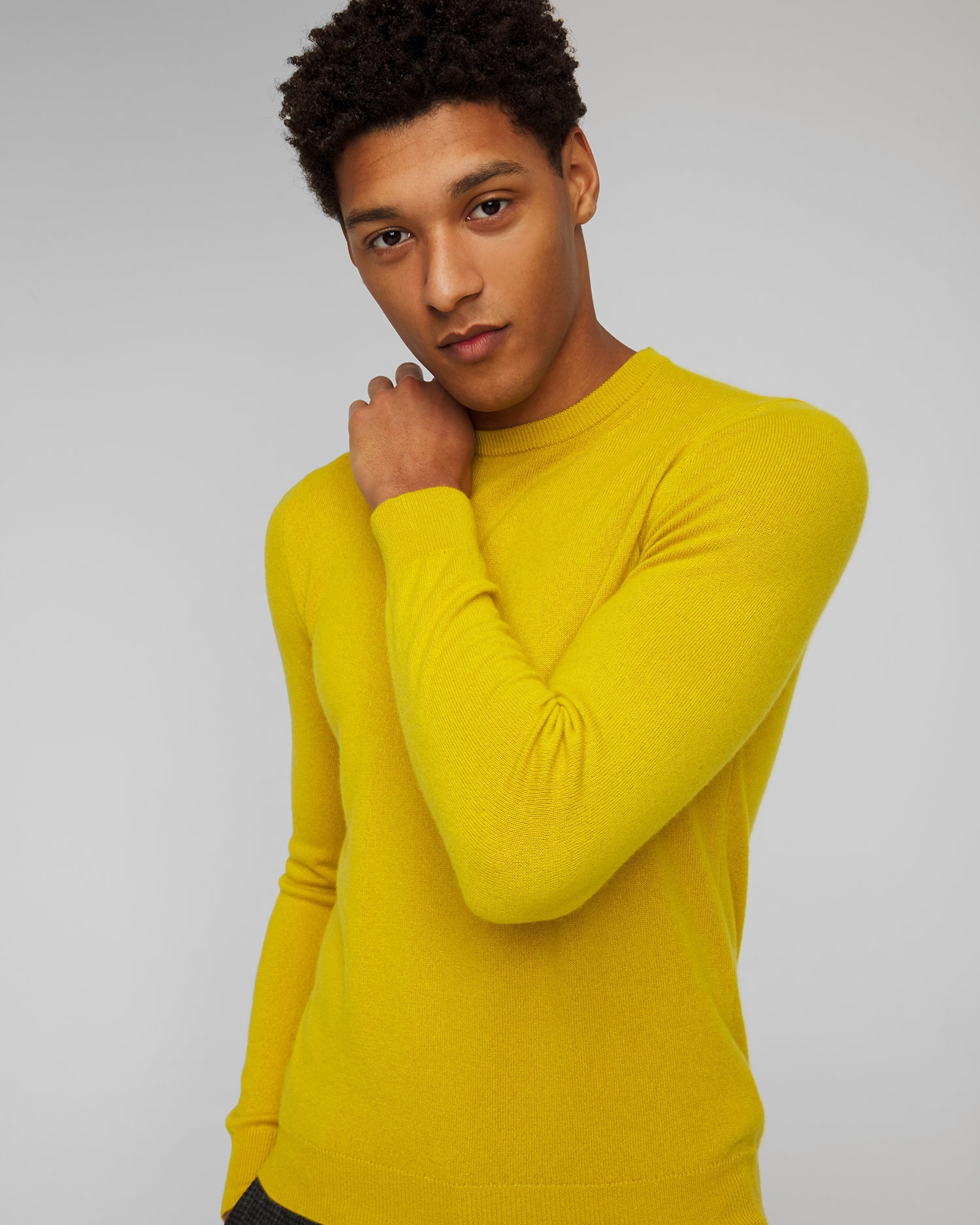 Kašmírový svetr LORENZONI CREW NECK