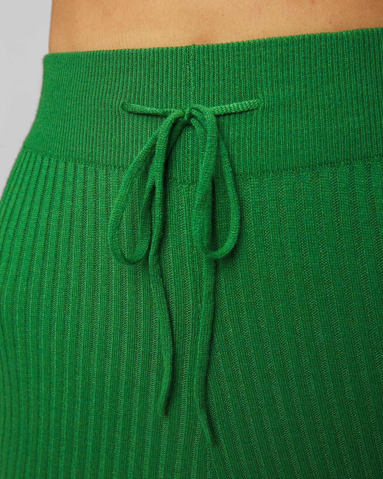 Zelené dámské legíny Varley Mocado Rib Knit Legging