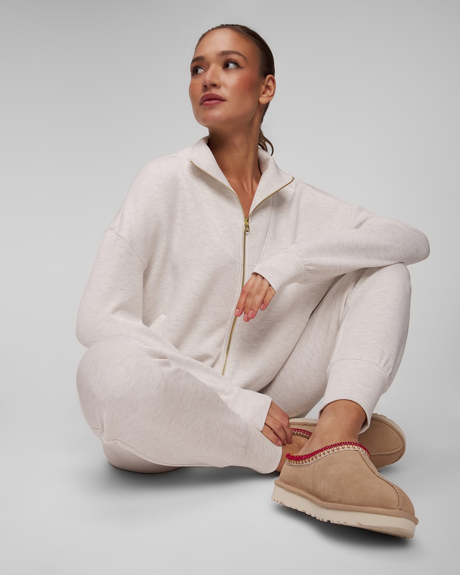 Béžová dámská mikina Varley Ralston