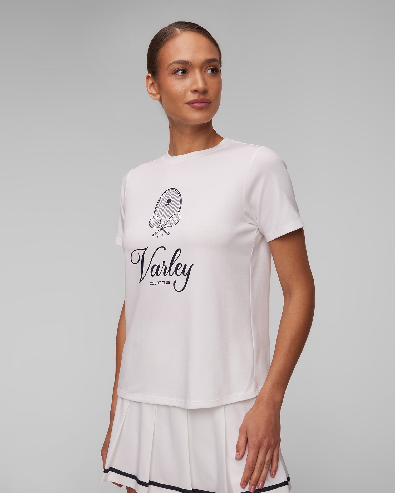 Dámské bílé tričko Varley Coventry Branded Tee