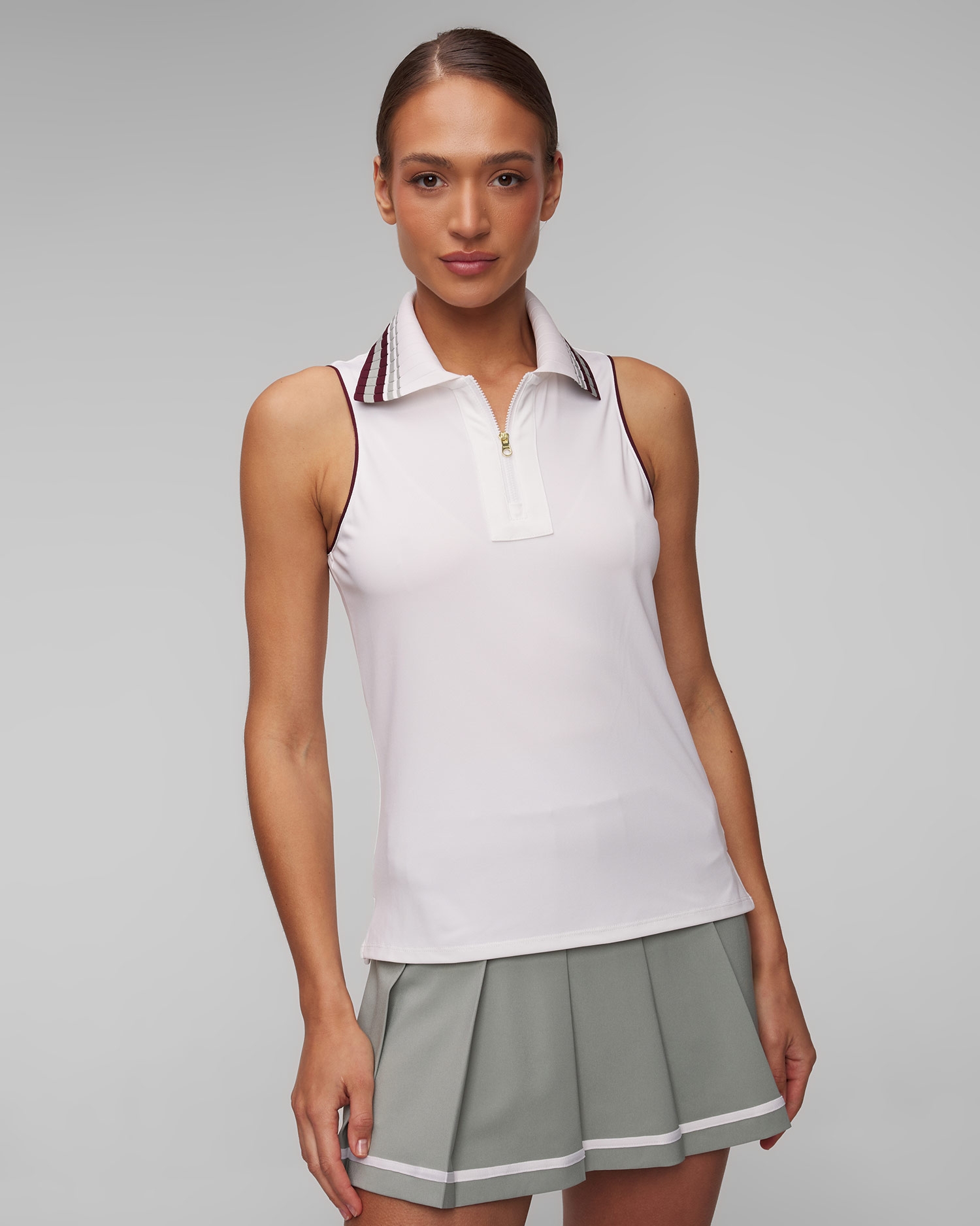 Dámské bílé sportovní tílko Varley Elkton Performance Tank