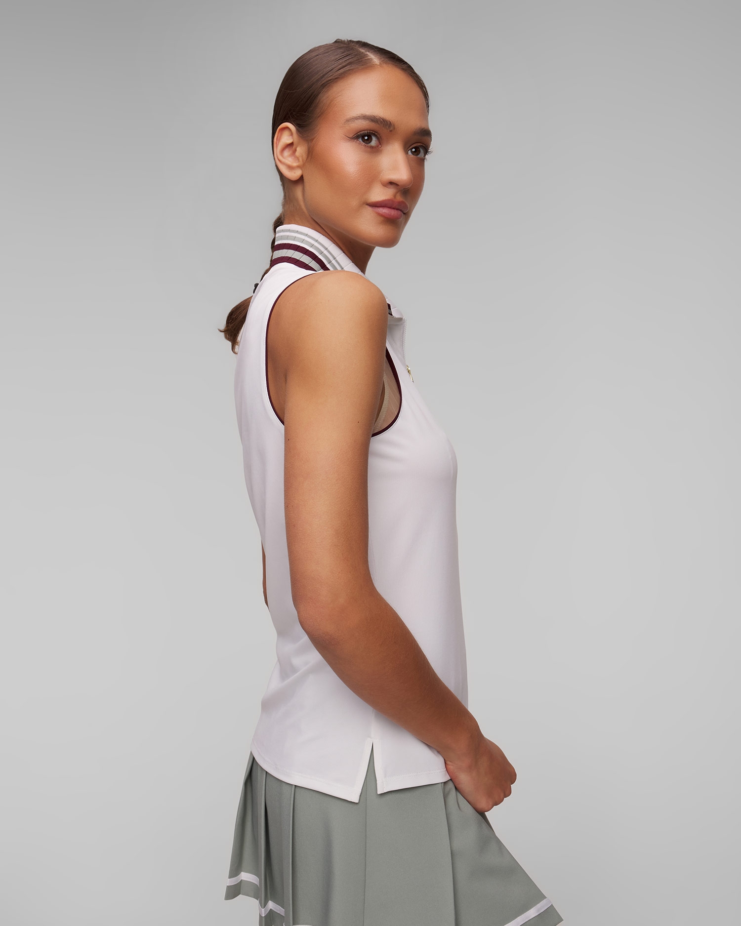 Dámské bílé sportovní tílko Varley Elkton Performance Tank