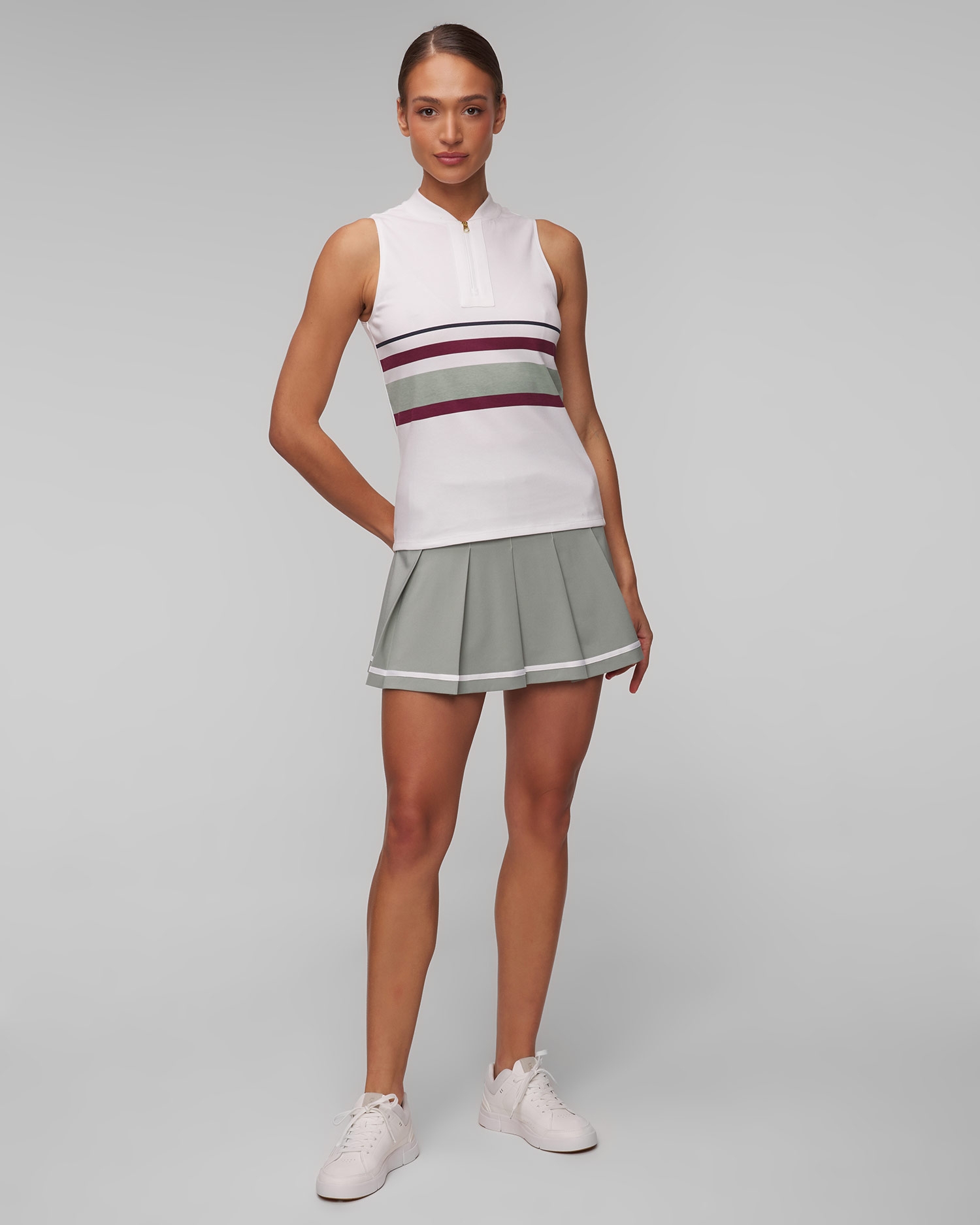 Dámské bílé sportovní tílko Varley Maya Performance Tank