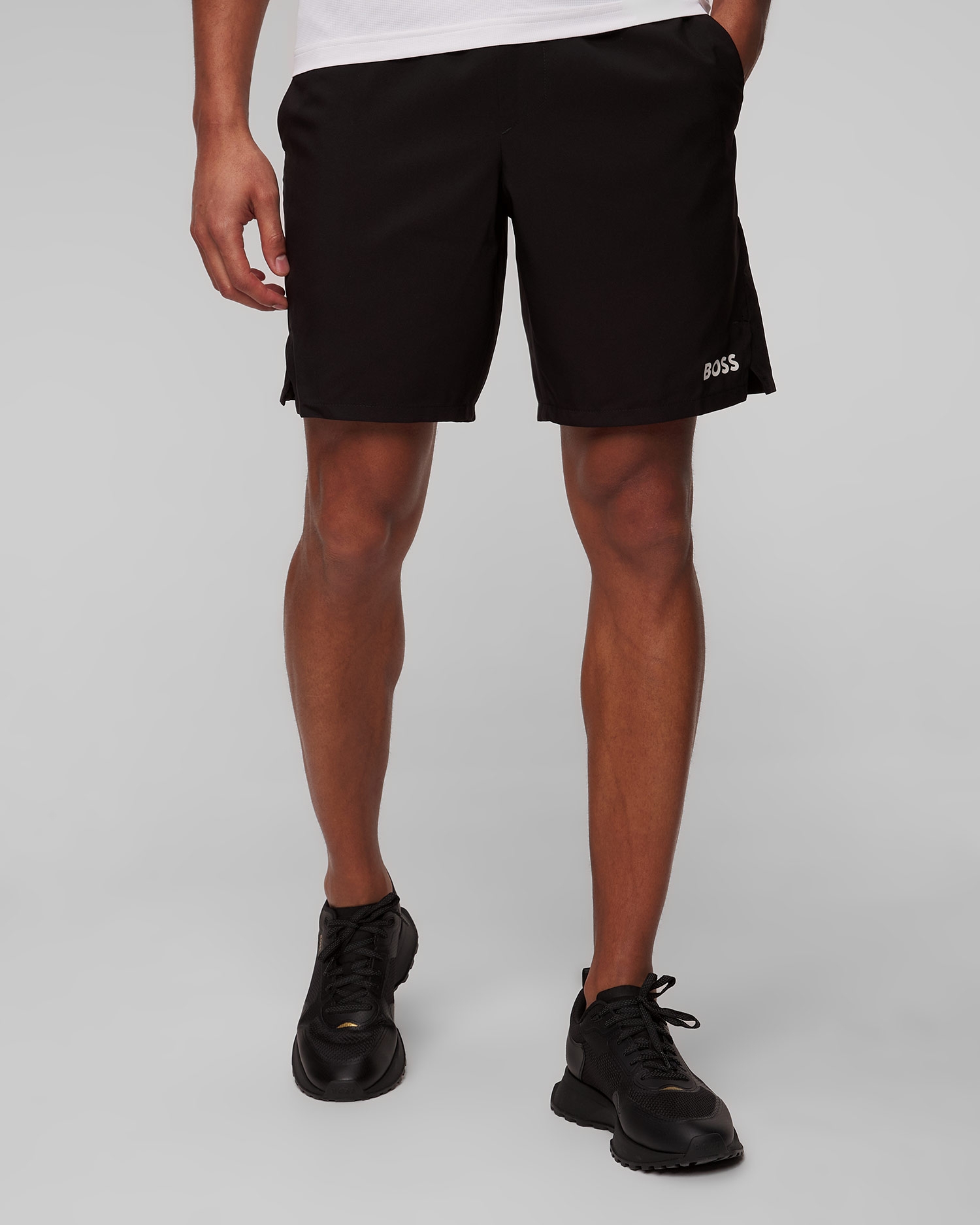 Černé pánské kraťasy Hugo Boss S_Set