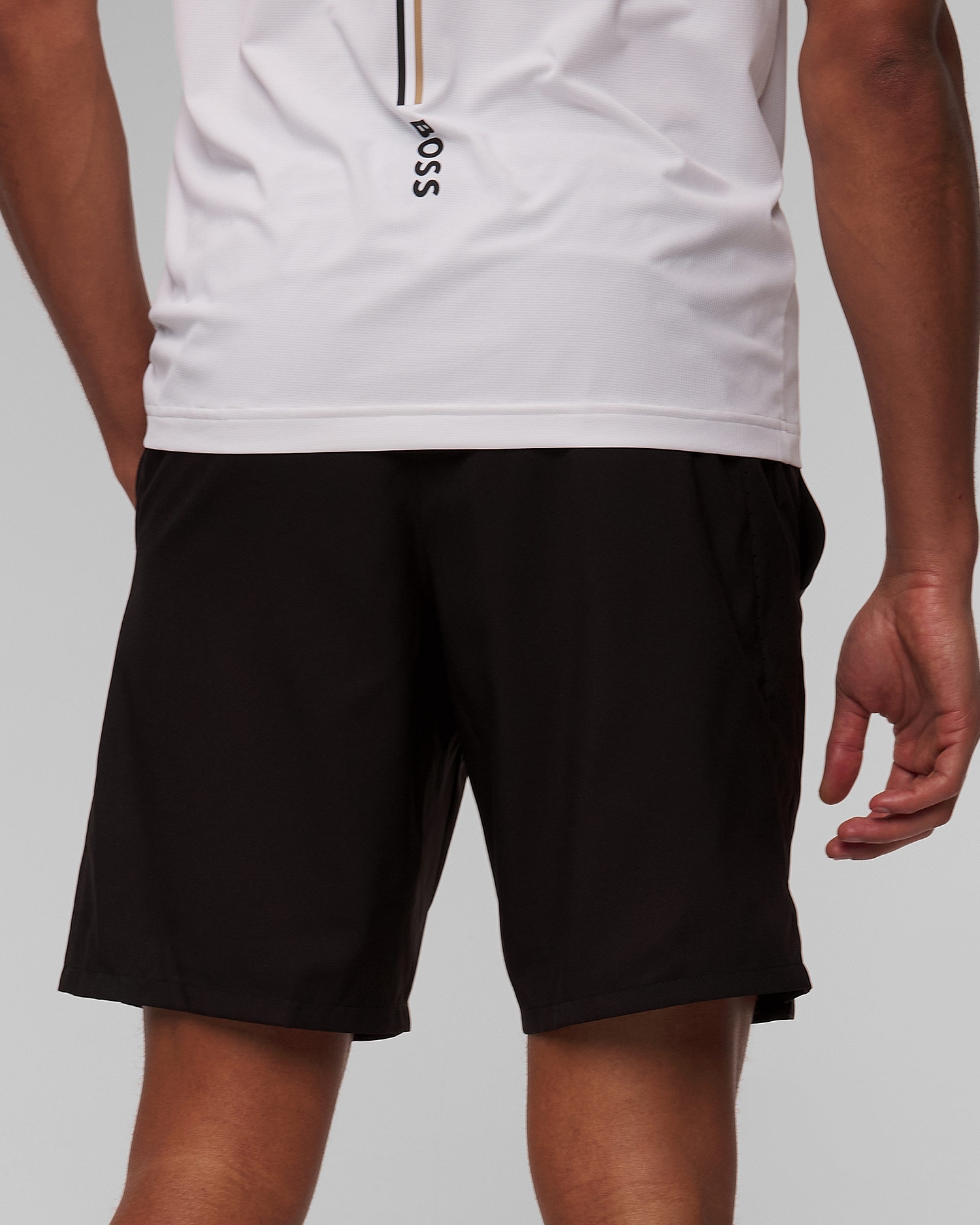 Černé pánské kraťasy Hugo Boss S_Set