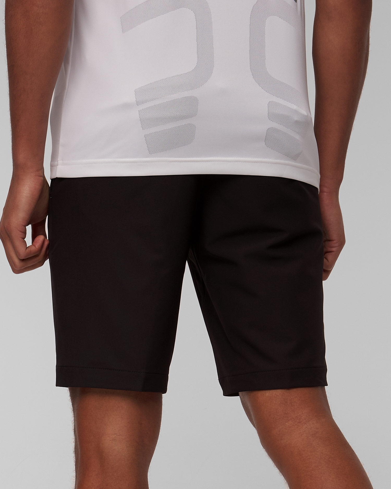 Černé pánské kraťasy Hugo Boss S_Commuter