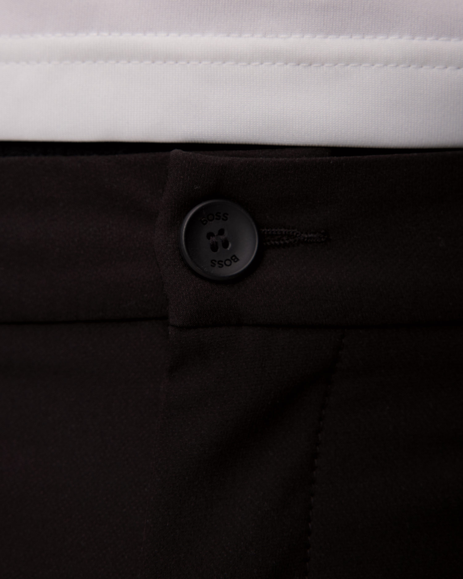 Černé pánské kraťasy Hugo Boss S_Commuter