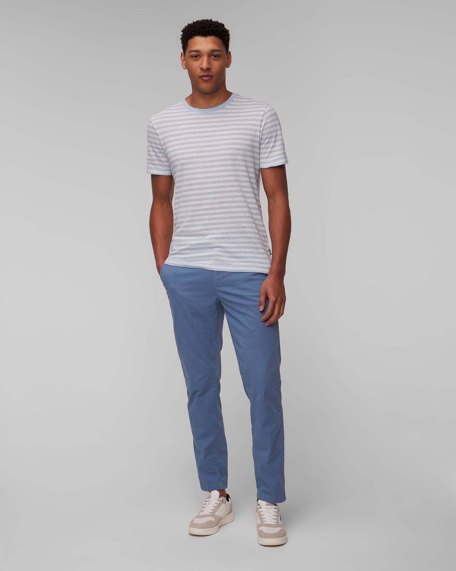 Pánské modré kalhoty Hugo Boss Kaiton