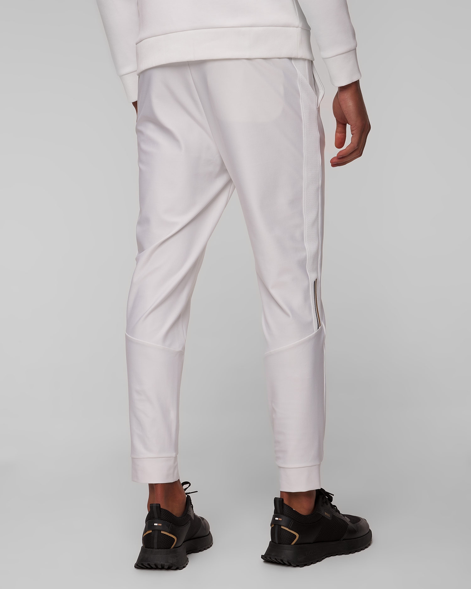 Bílé pánské tepláky Hugo Boss Hicon MB