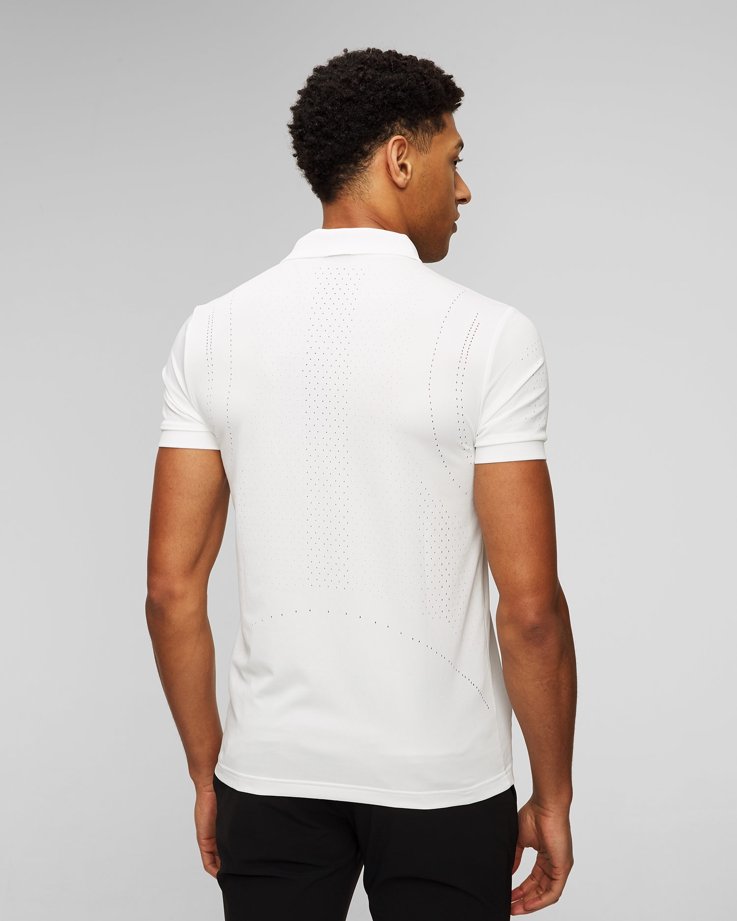 Bílé pánské polo tričko BOSS X MATTEO BERRETTINI Patteo