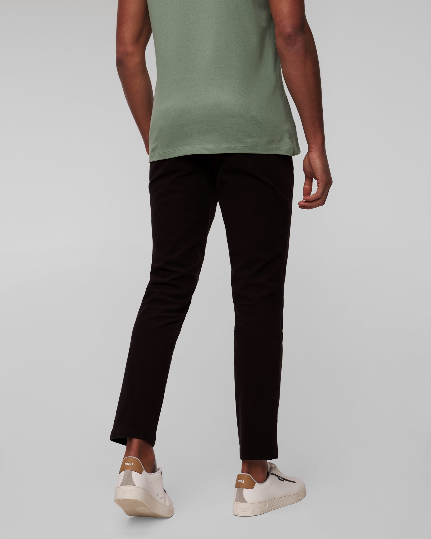 Černé pánské kalhoty Hugo Boss Kaito1