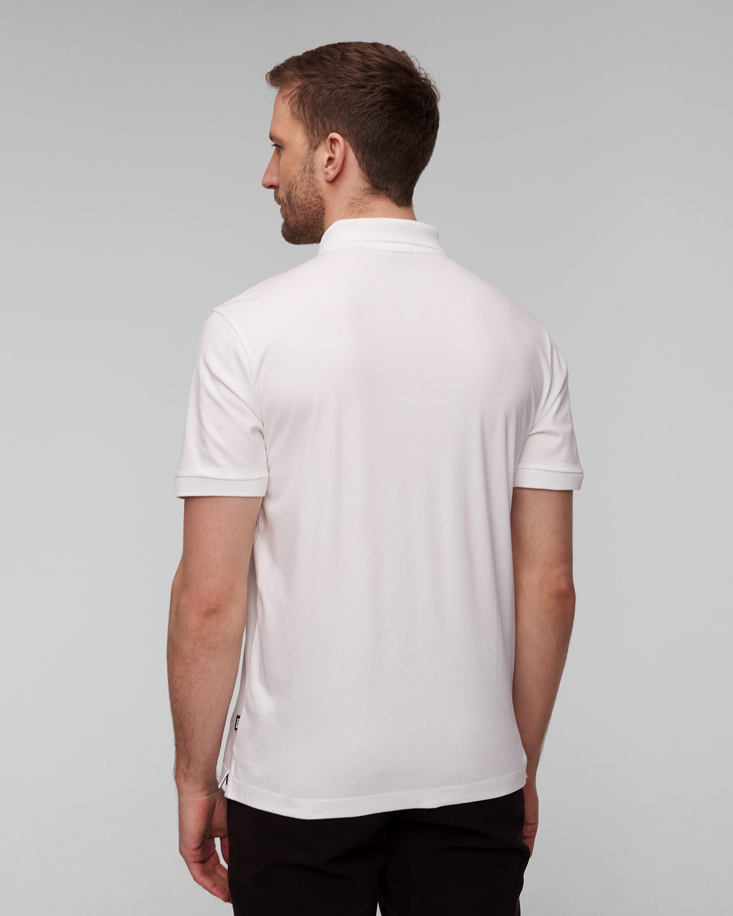 Pánská bílá polokošile Hugo Boss Polston