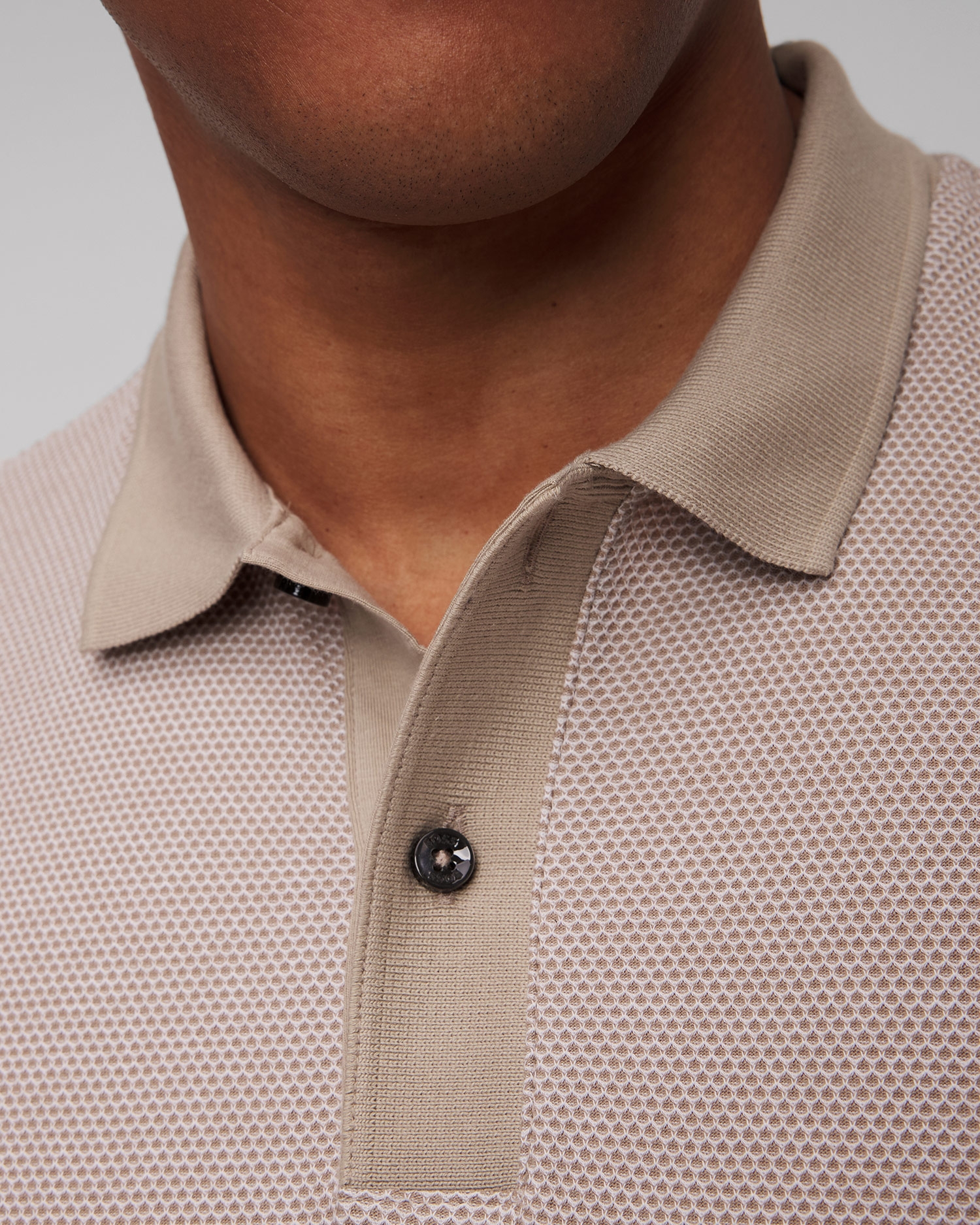 Pánské béžové polo triko Hugo Boss Phillipson