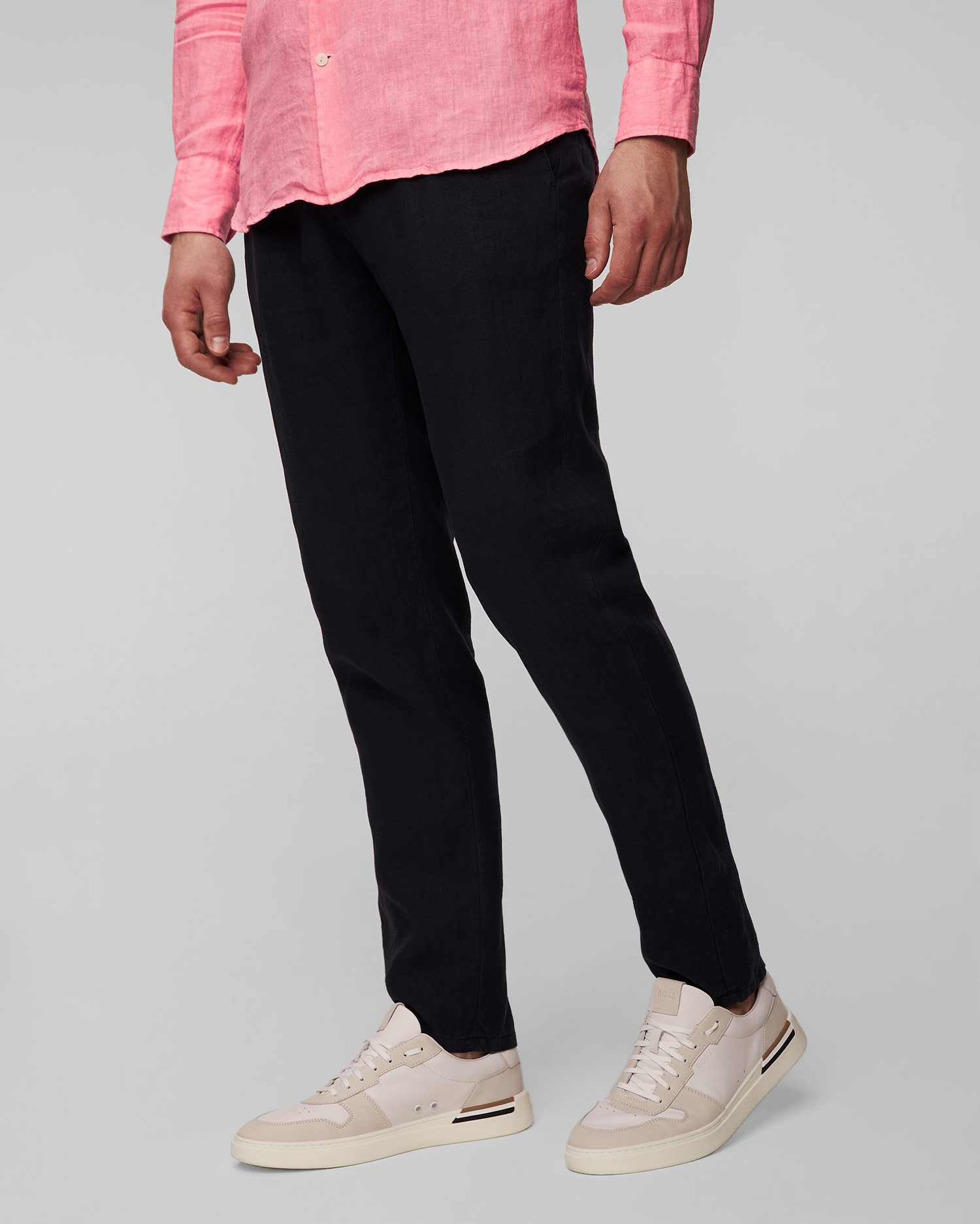 Tmavě modré pánské kalhoty Hugo Boss C-Genius