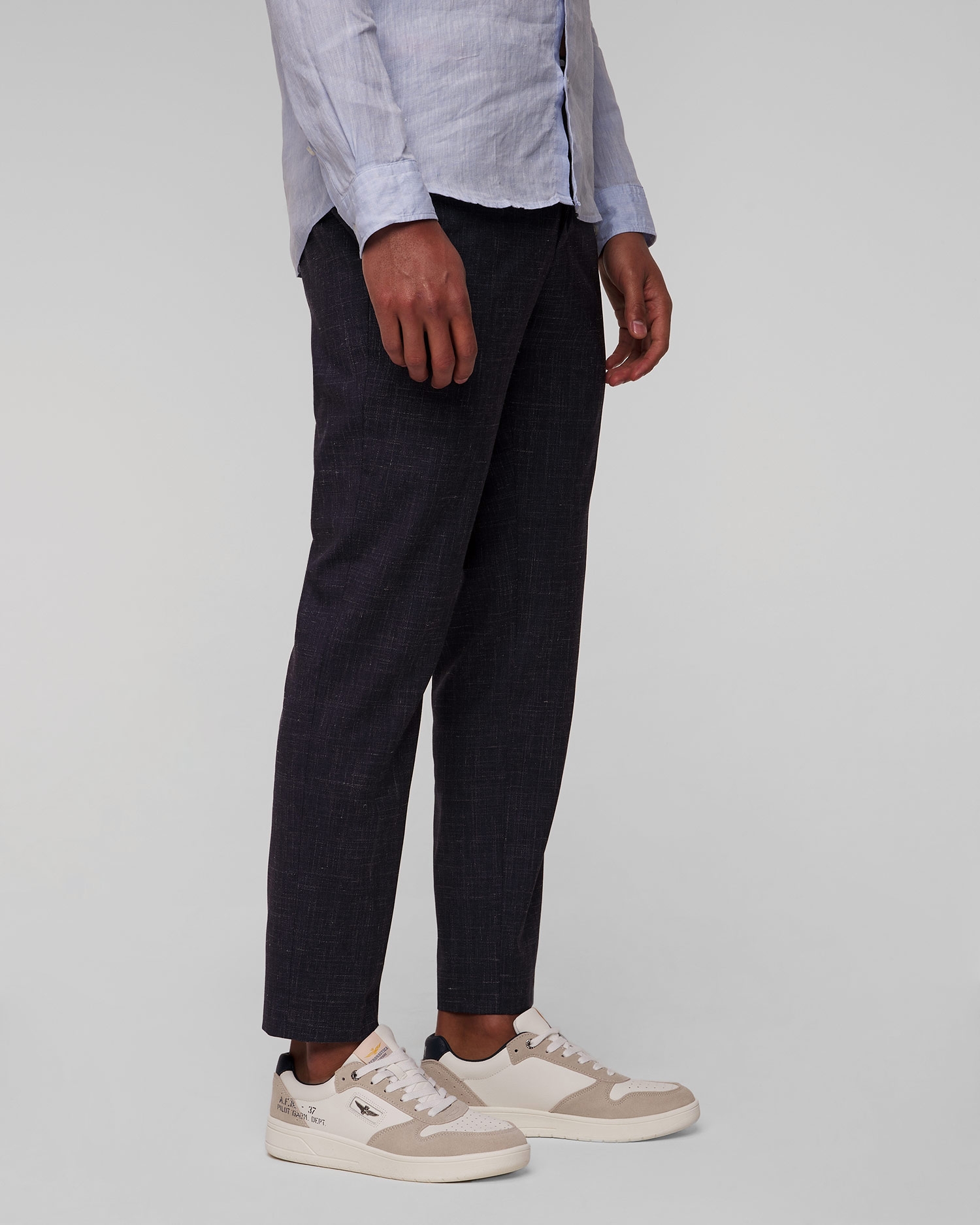 Pánské tmavě modré kalhoty Hugo Boss H-Genius-242