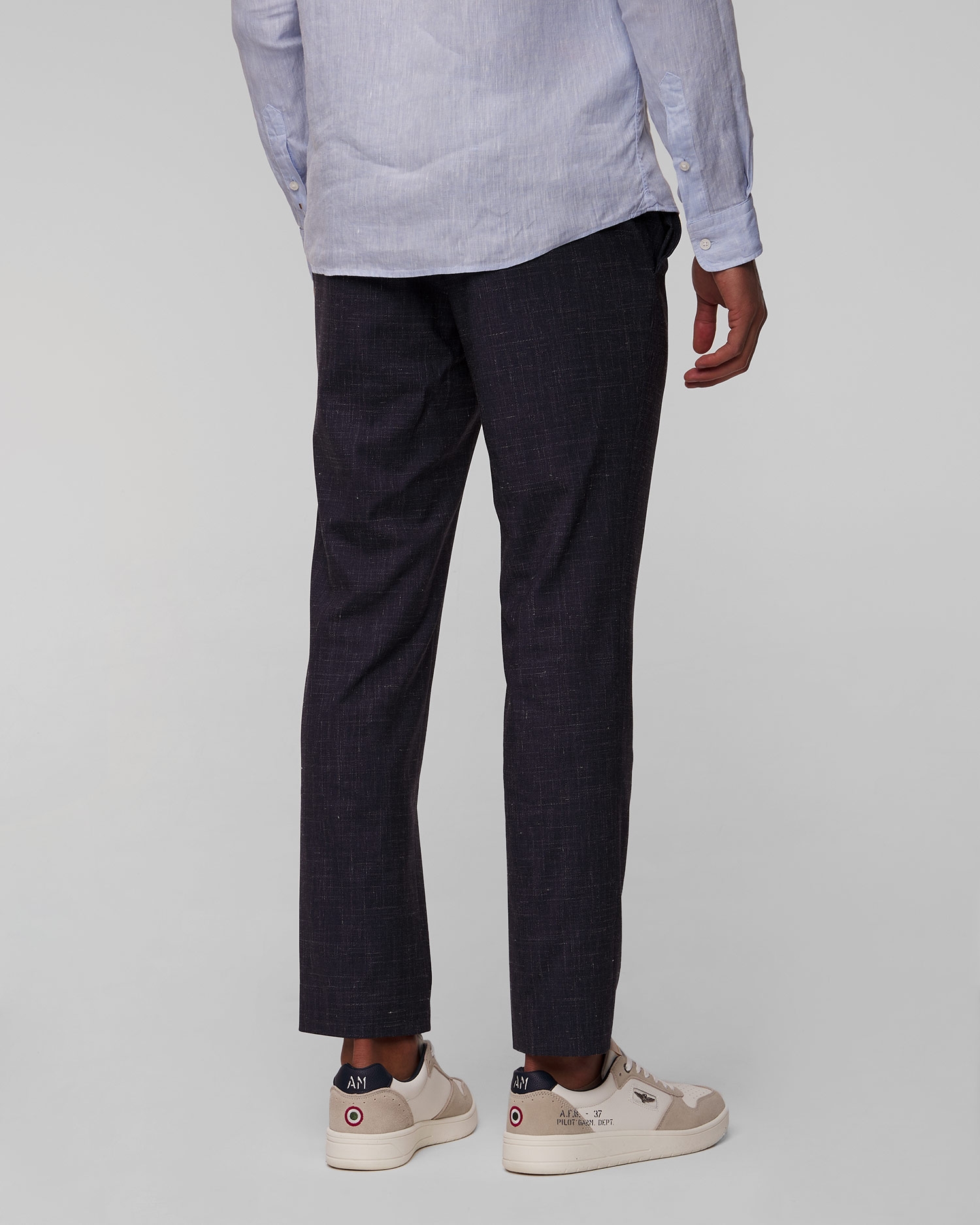 Pánské tmavě modré kalhoty Hugo Boss H-Genius-242