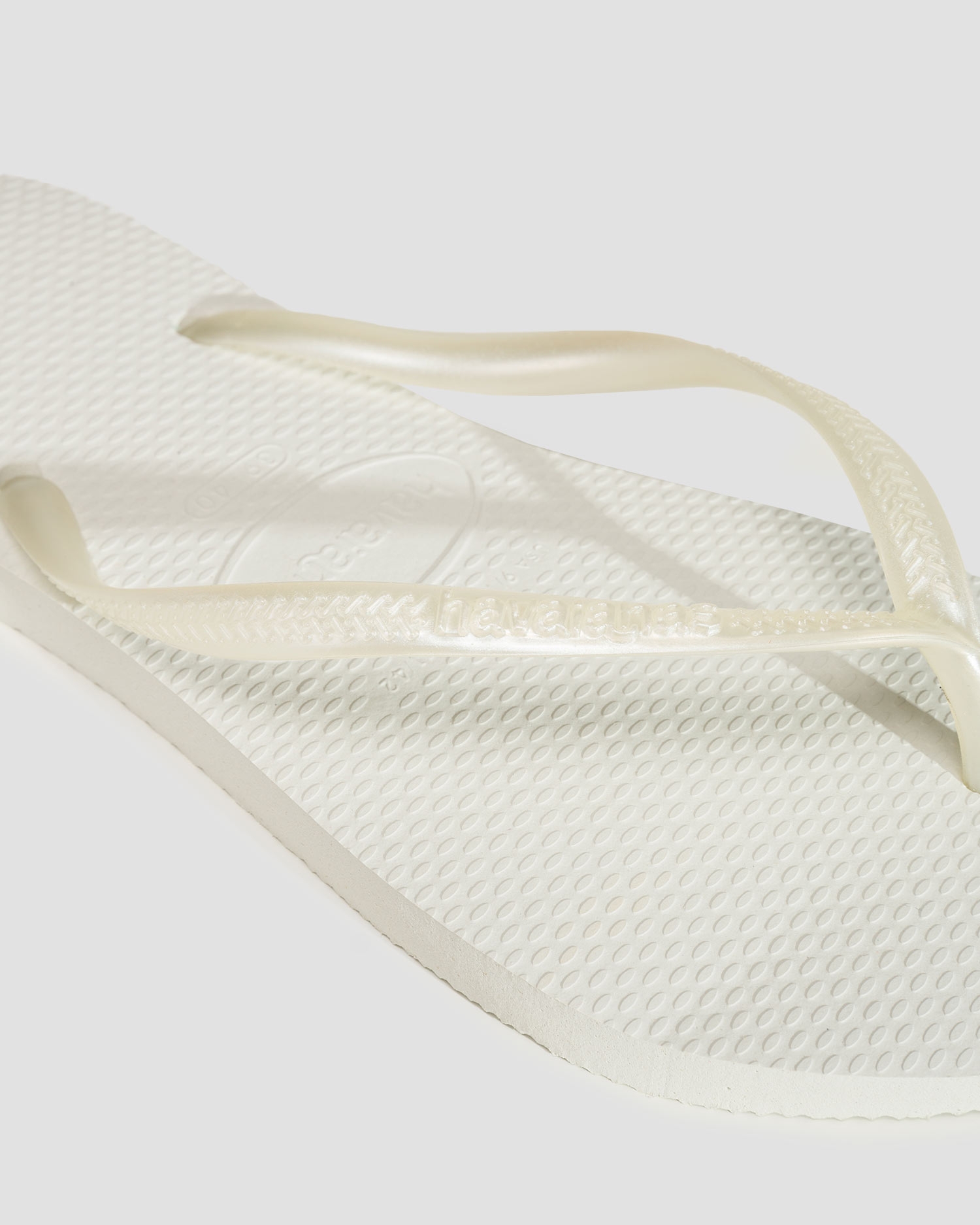 Dámské žabky Havaianas Slim v Bílé Barvě