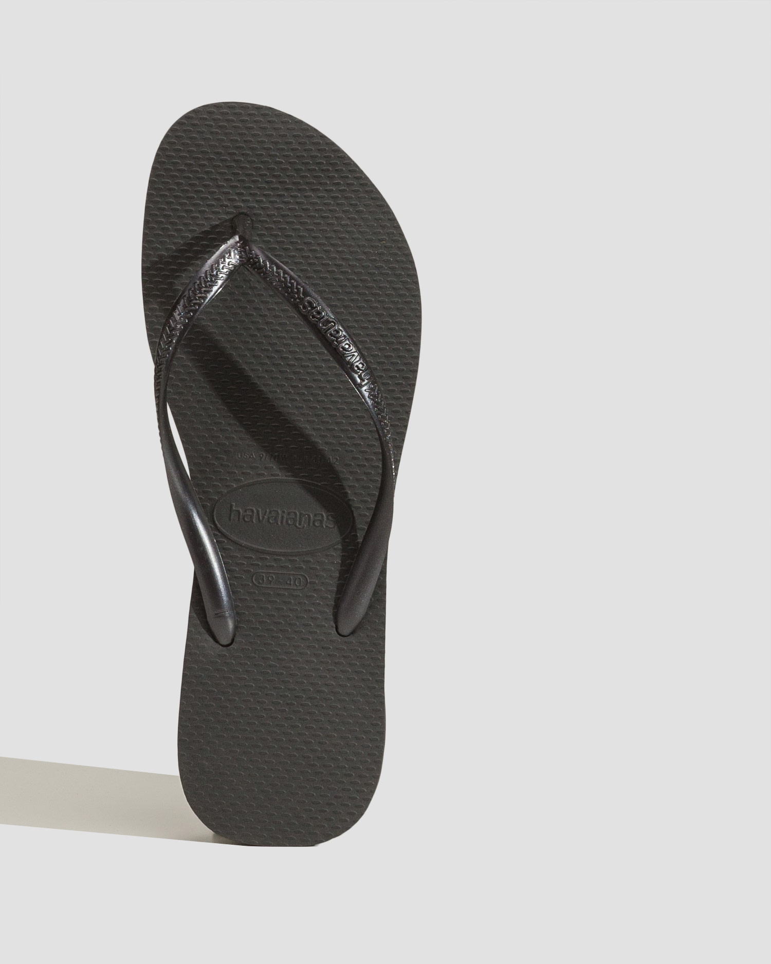Dámské žabky Havaianas Slim v Černé Barvě